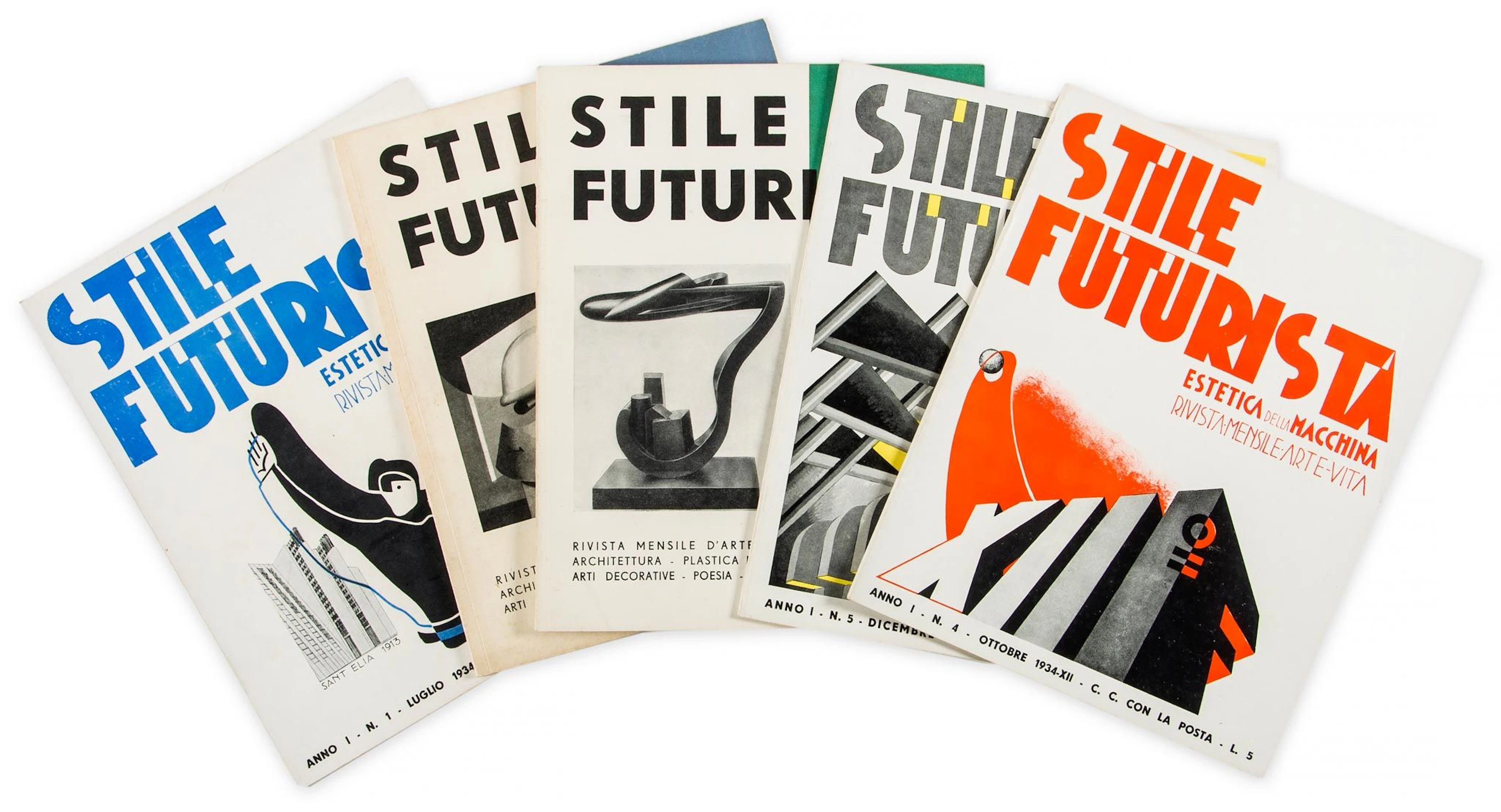 Periodicals.- - Stile Futurista. Estetica della Macchina: