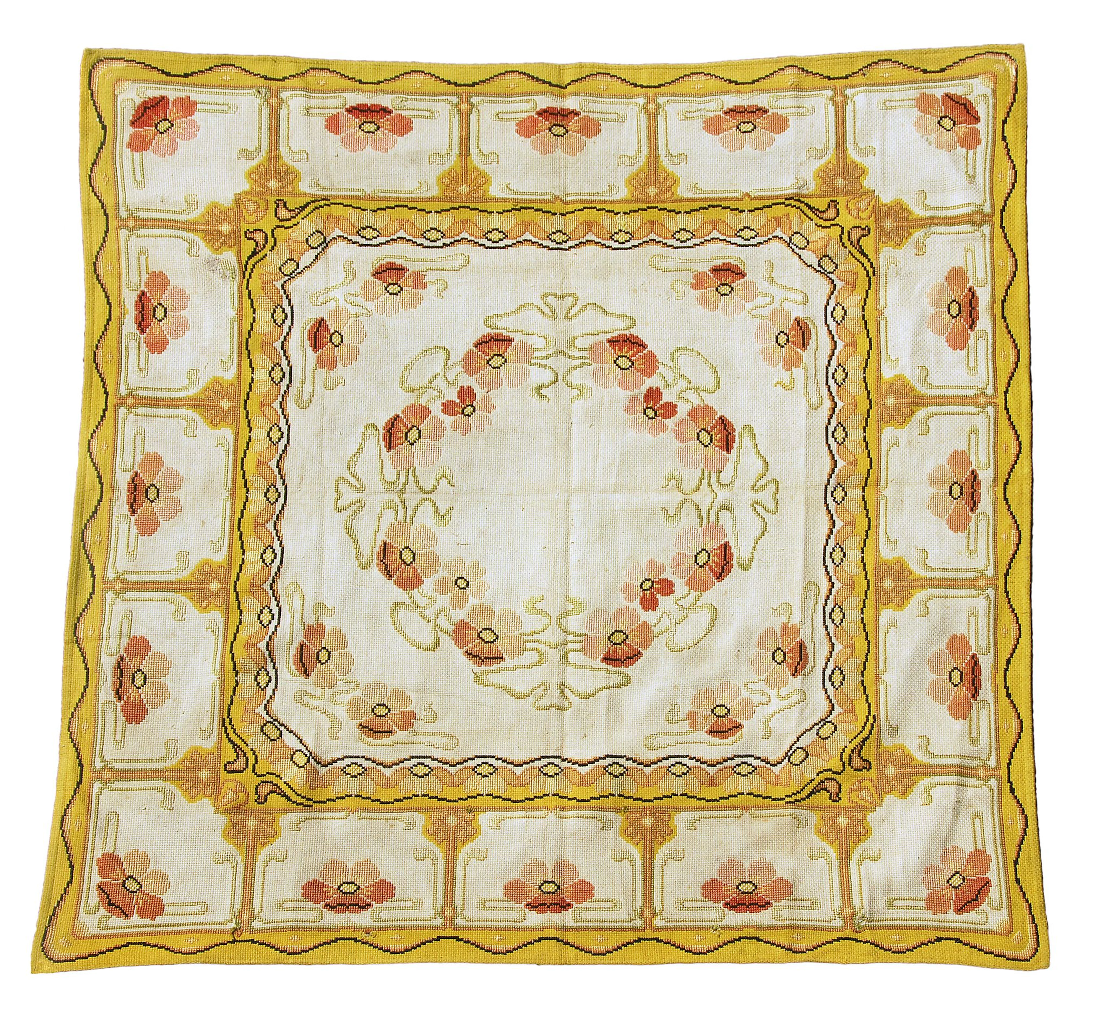 A European rug in Arts & Crafts style, late 19th/ early 20th century