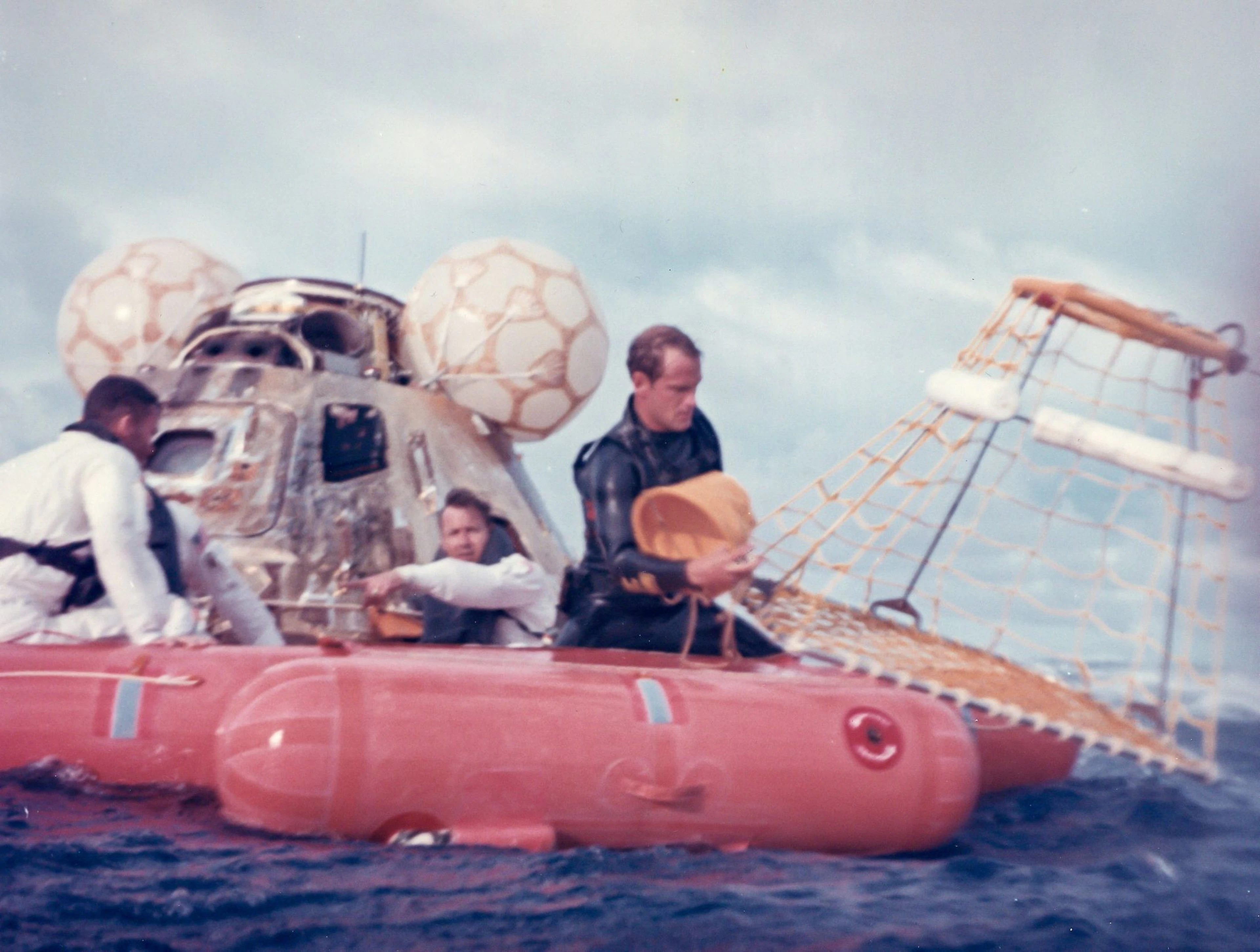 Safe landing of the Command Module