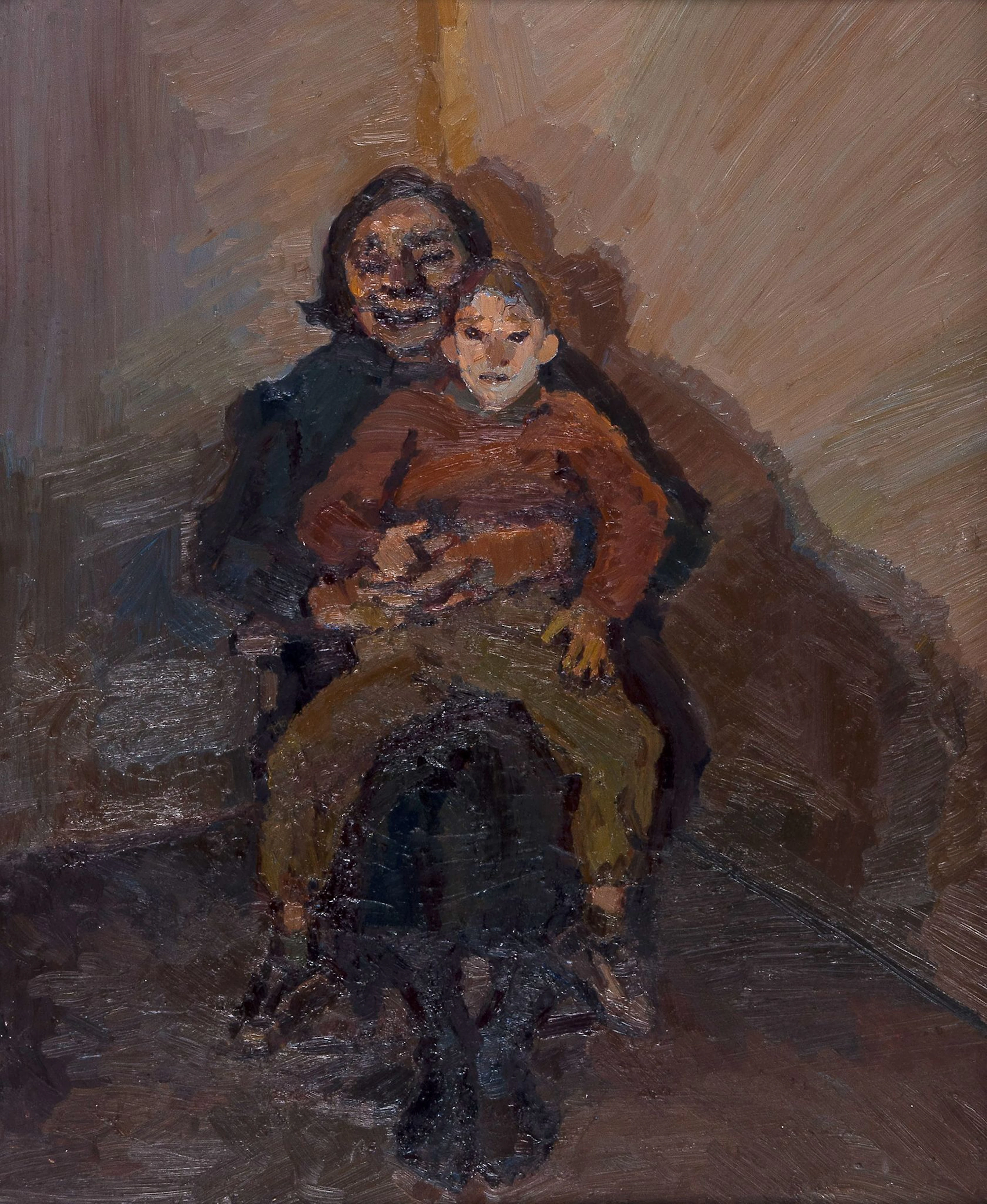 Celia Paul (b. 1959) - My Mother and Frank, 1990