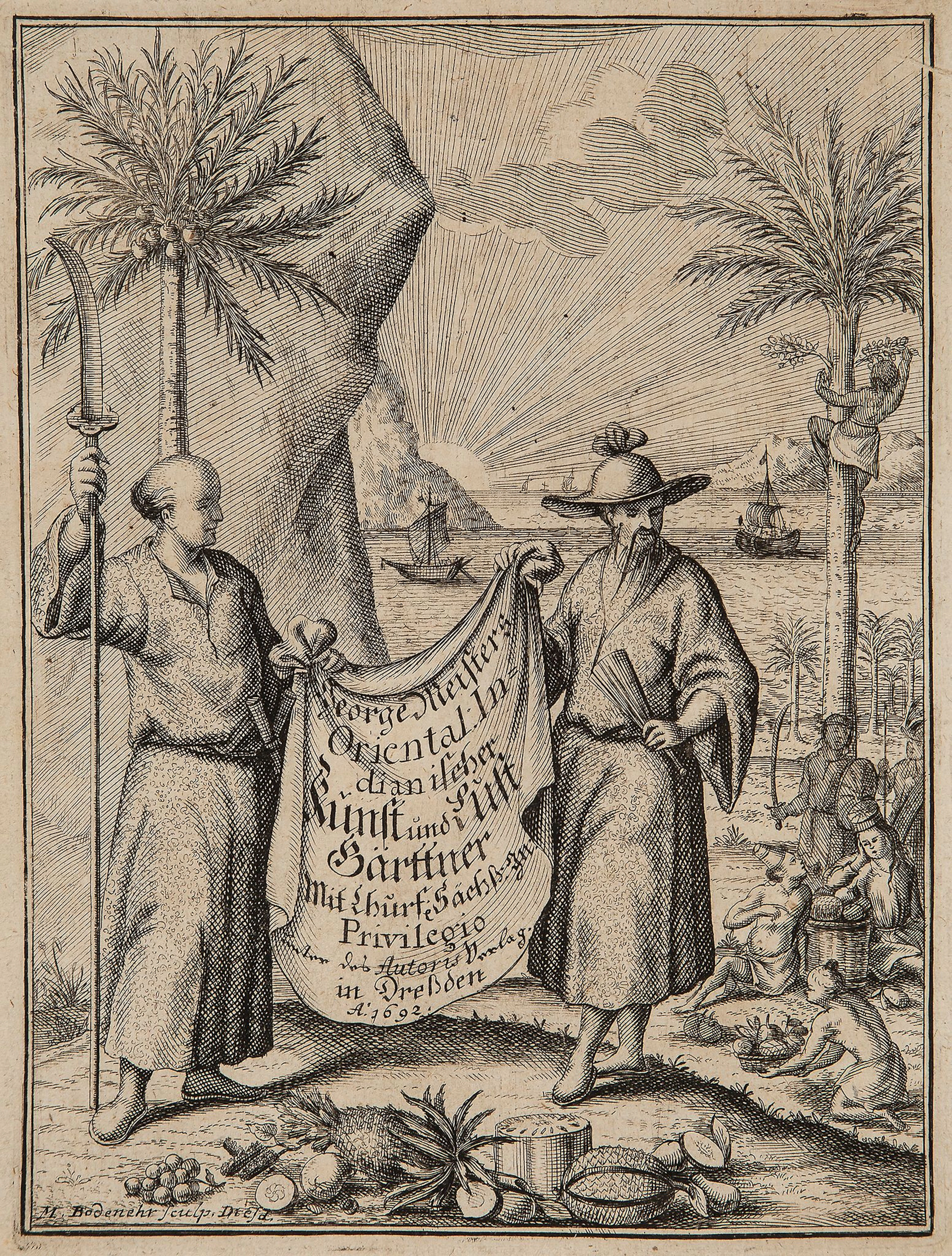 Meister (Georg) - Der Orientalisch-Indianische Kunst- und Lust-Gaertner,