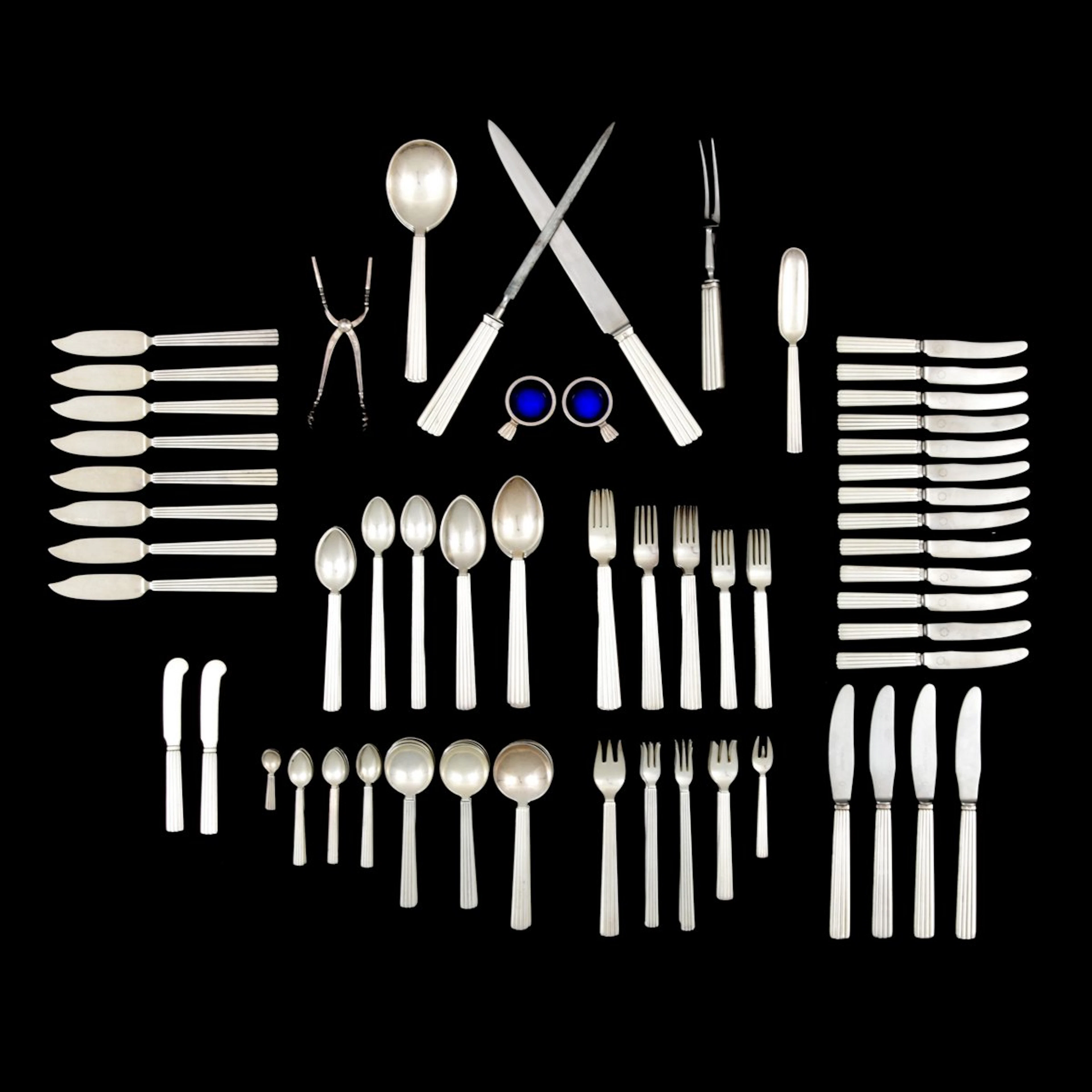 Georg Jensen BERNADOTTE Flatware Set, 144 Pieces