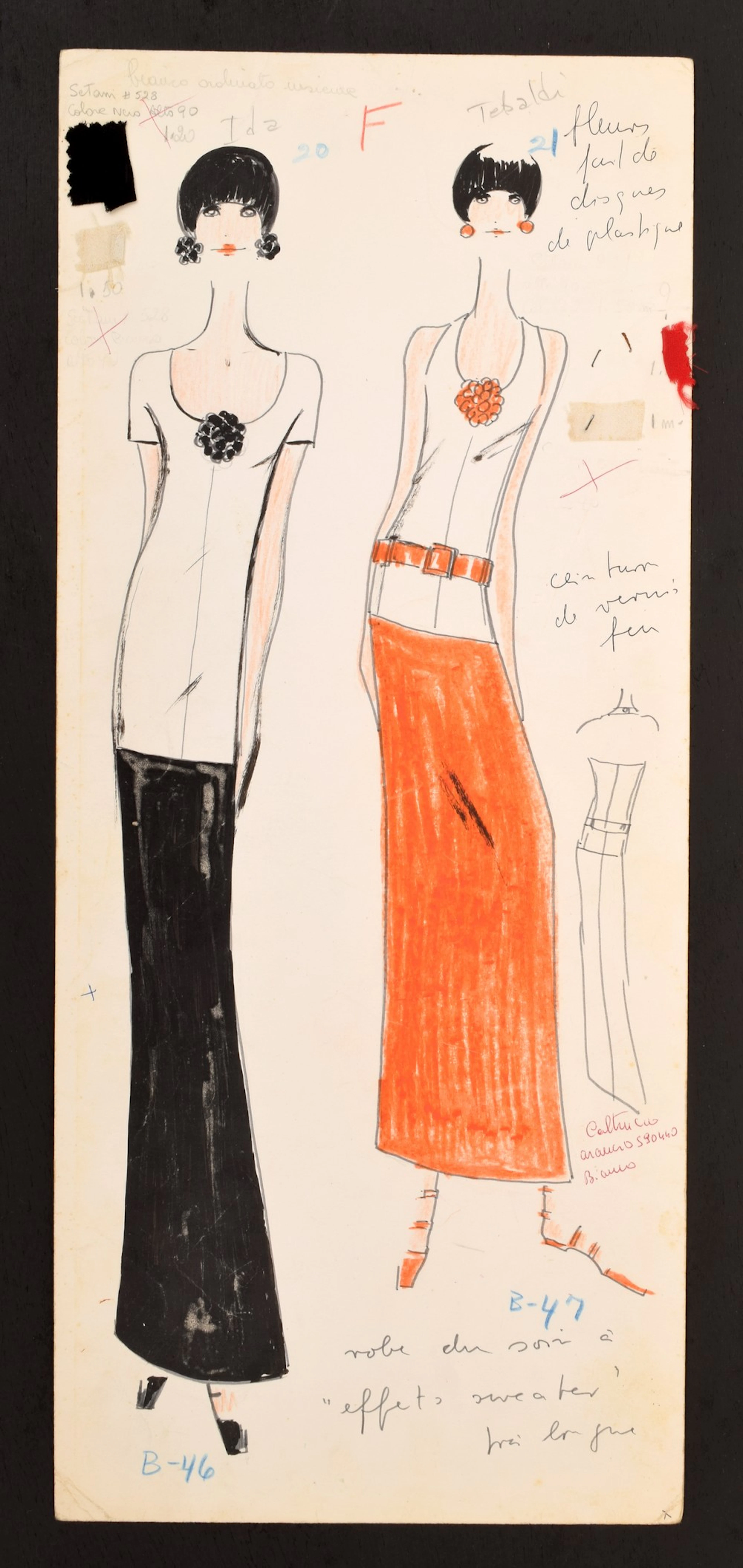 Karl Lagerfeld Fashion Drawing