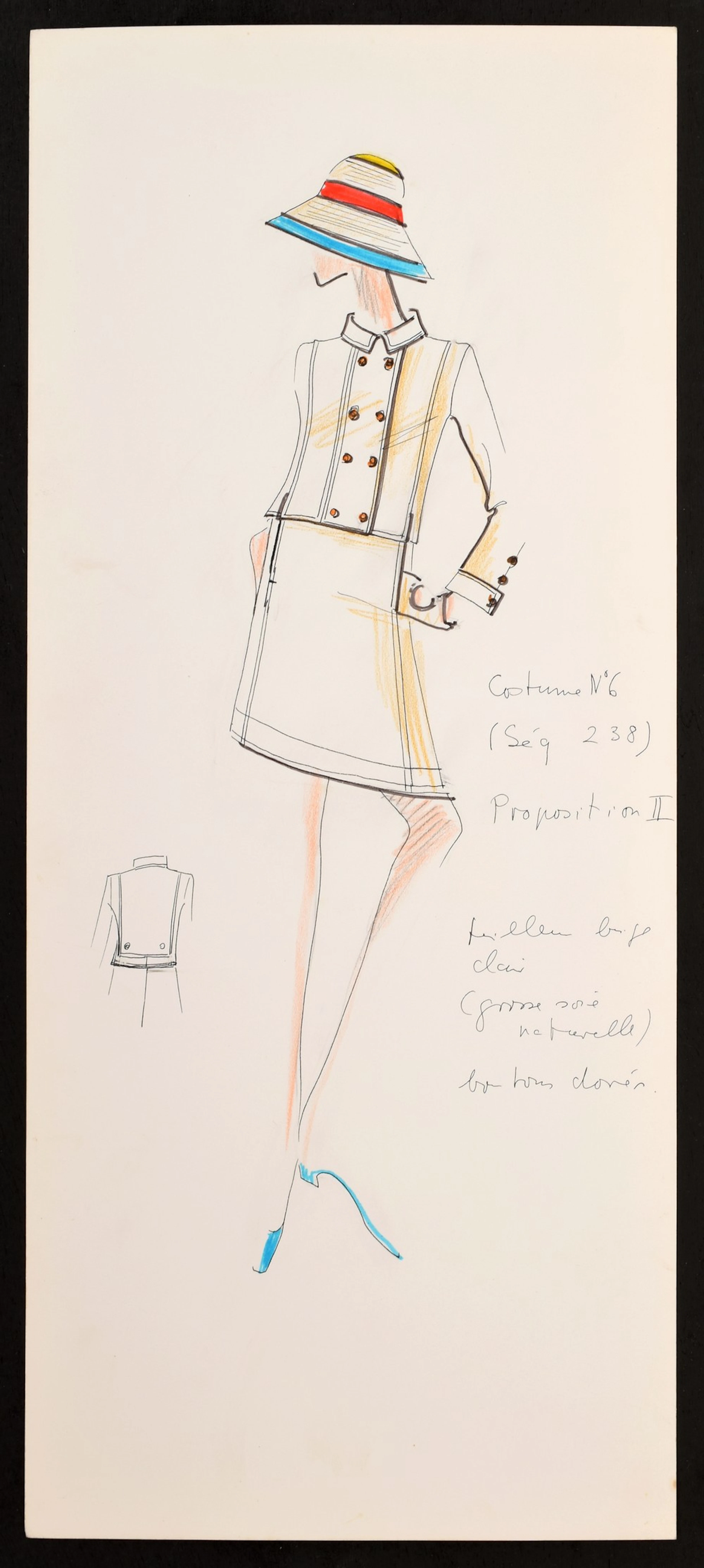 Karl Lagerfeld Fashion Drawing