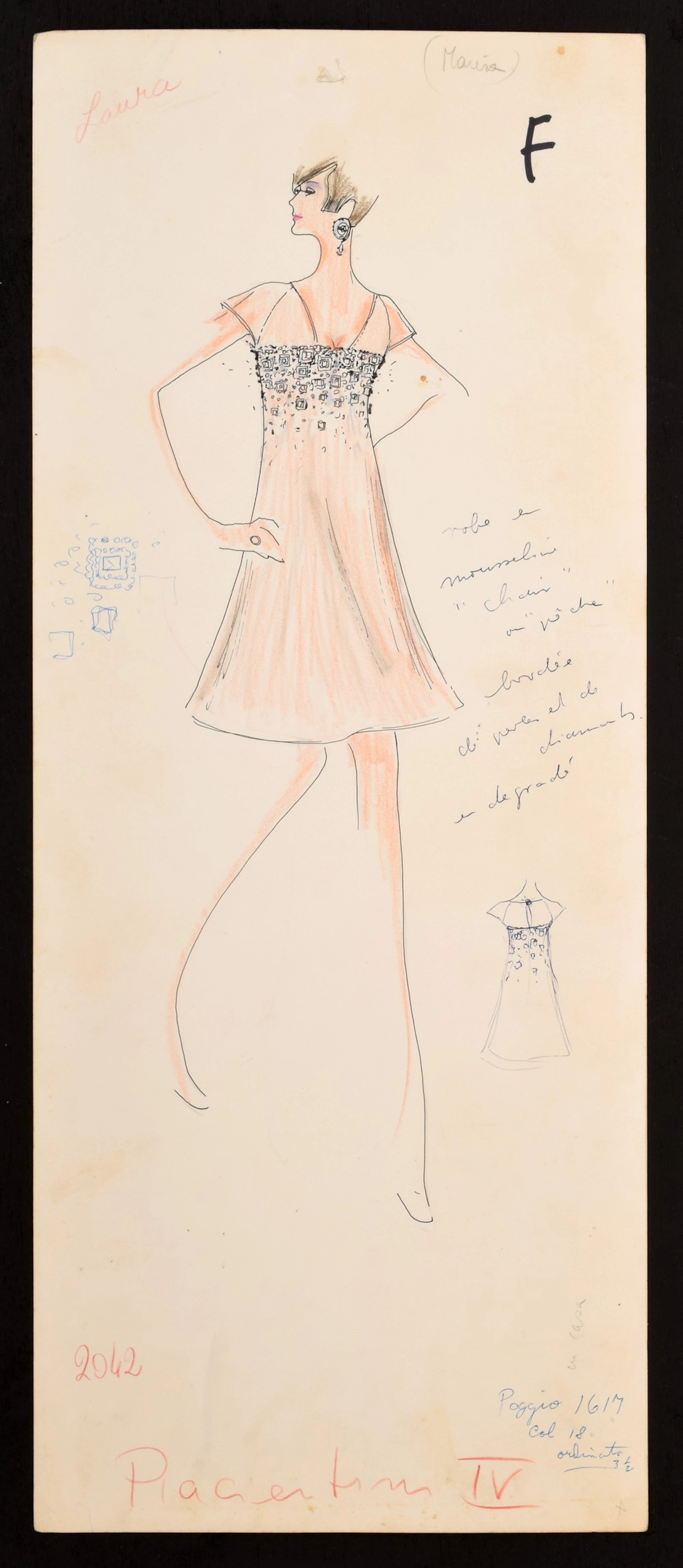 Karl Lagerfeld Fashion Drawing