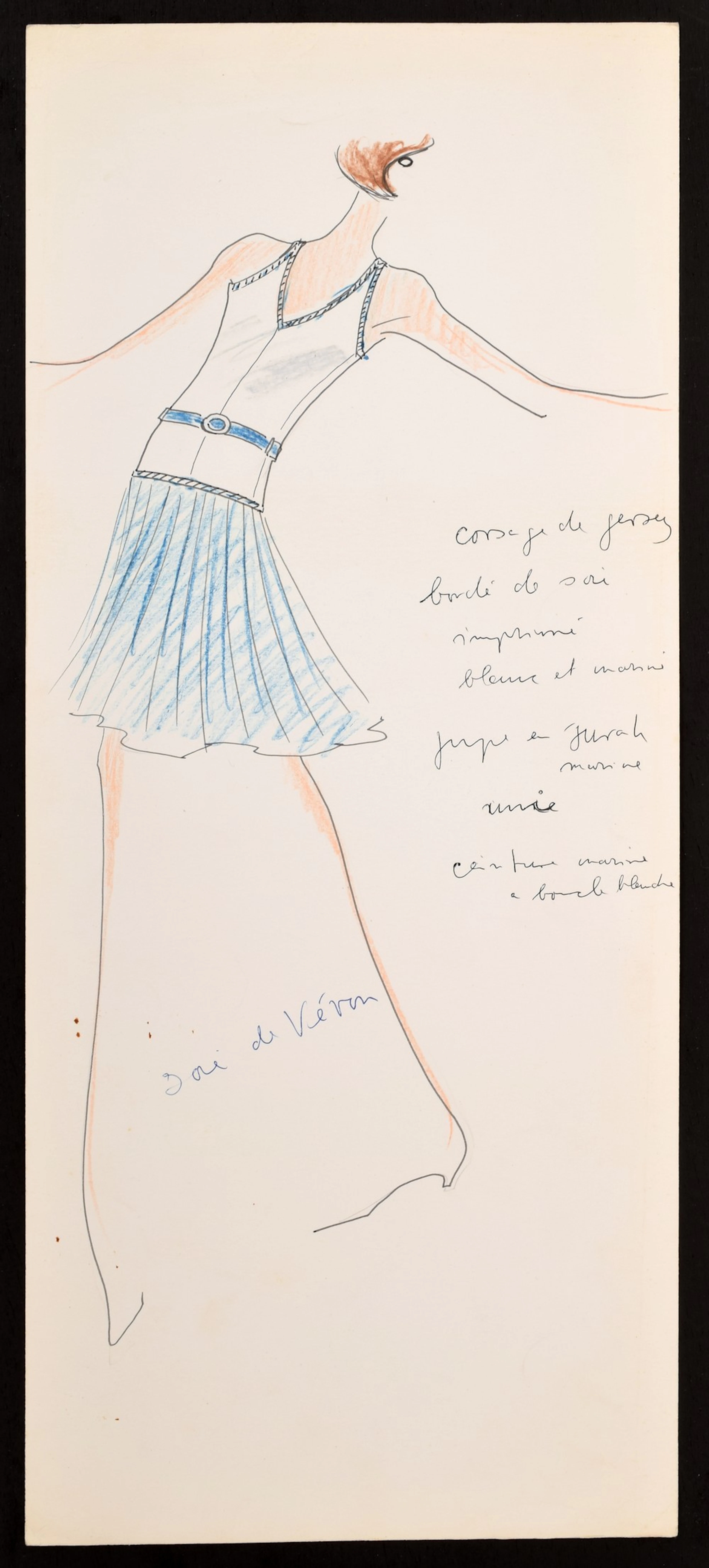 Karl Lagerfeld Fashion Drawing