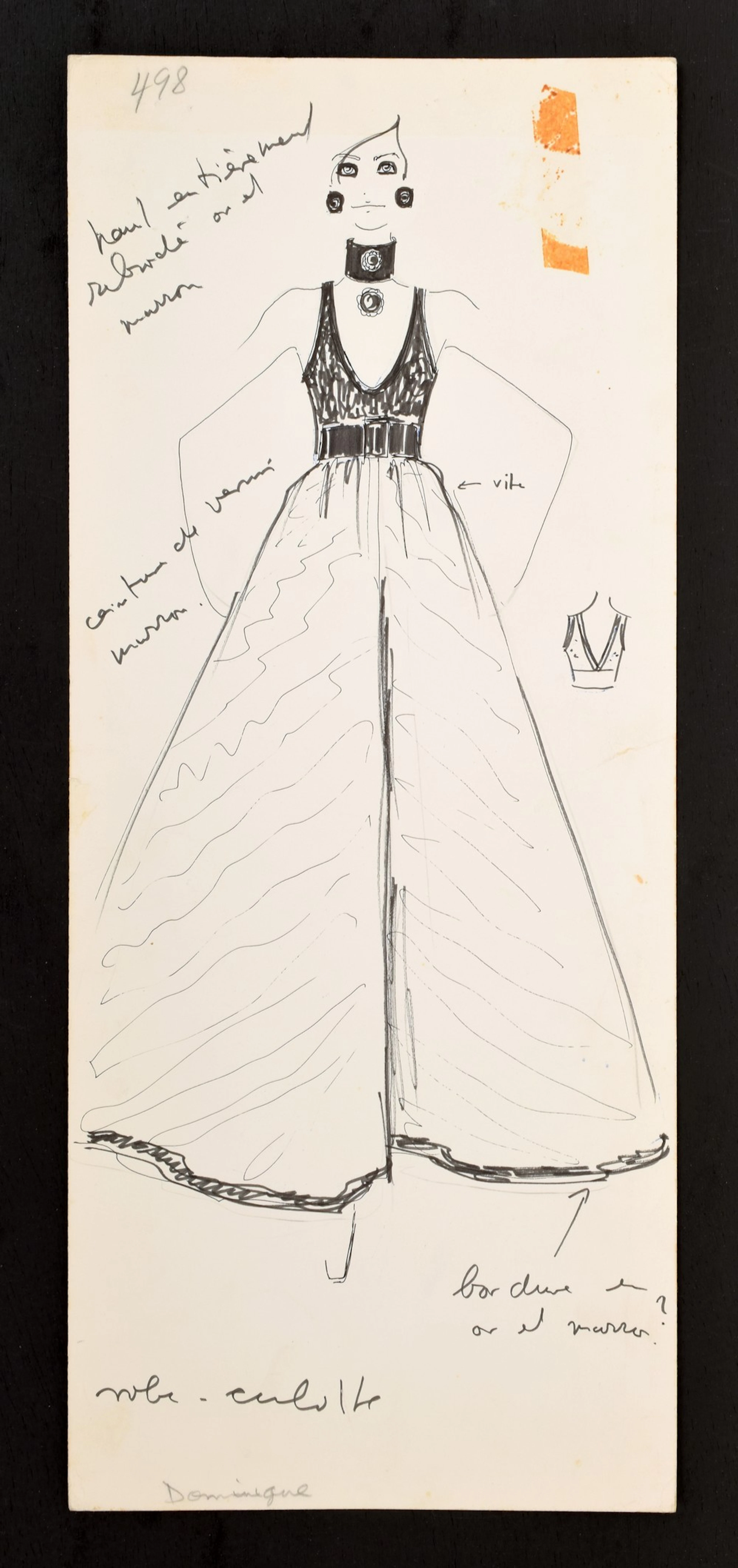 Karl Lagerfeld Fashion Drawing