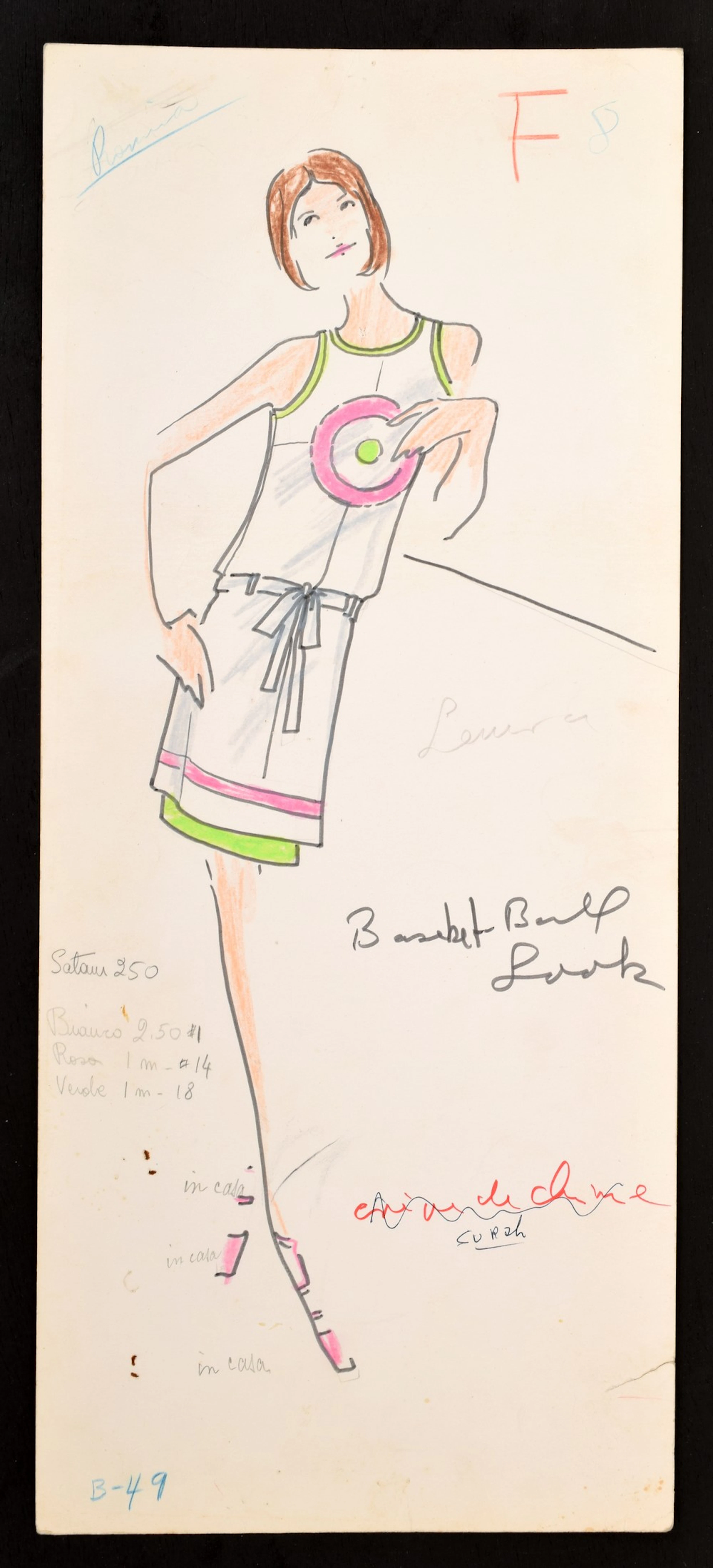 Karl Lagerfeld Fashion Drawing