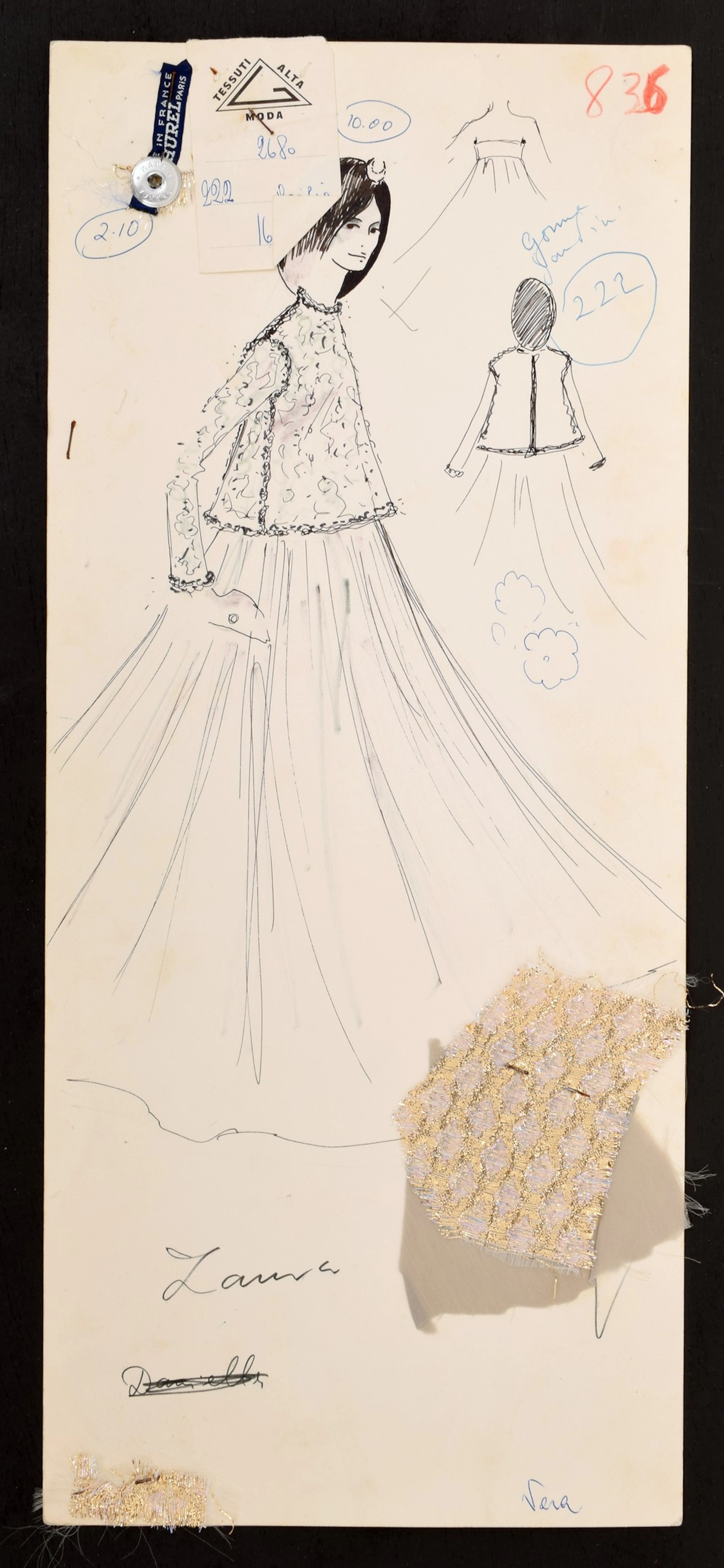Karl Lagerfeld Fashion Drawing
