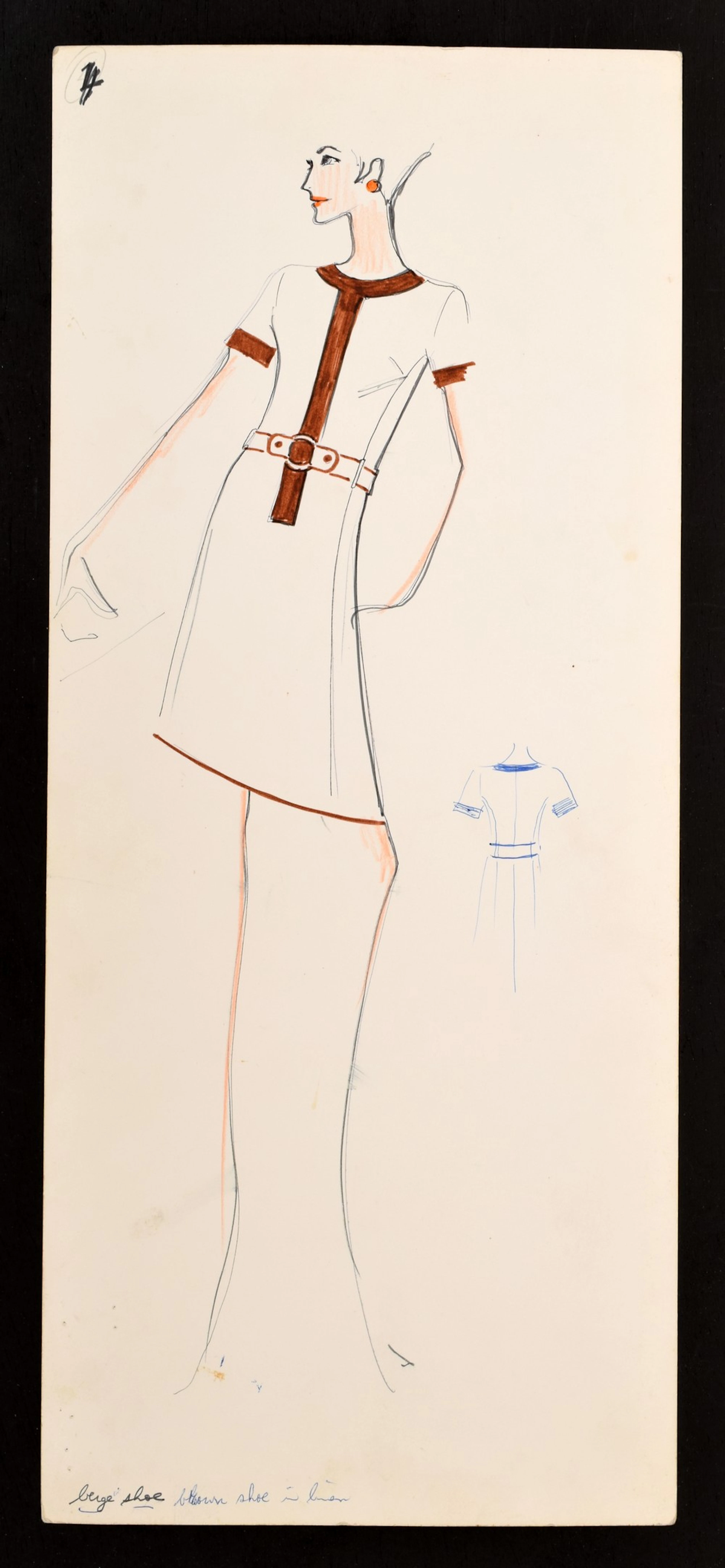 Karl Lagerfeld Fashion Drawing