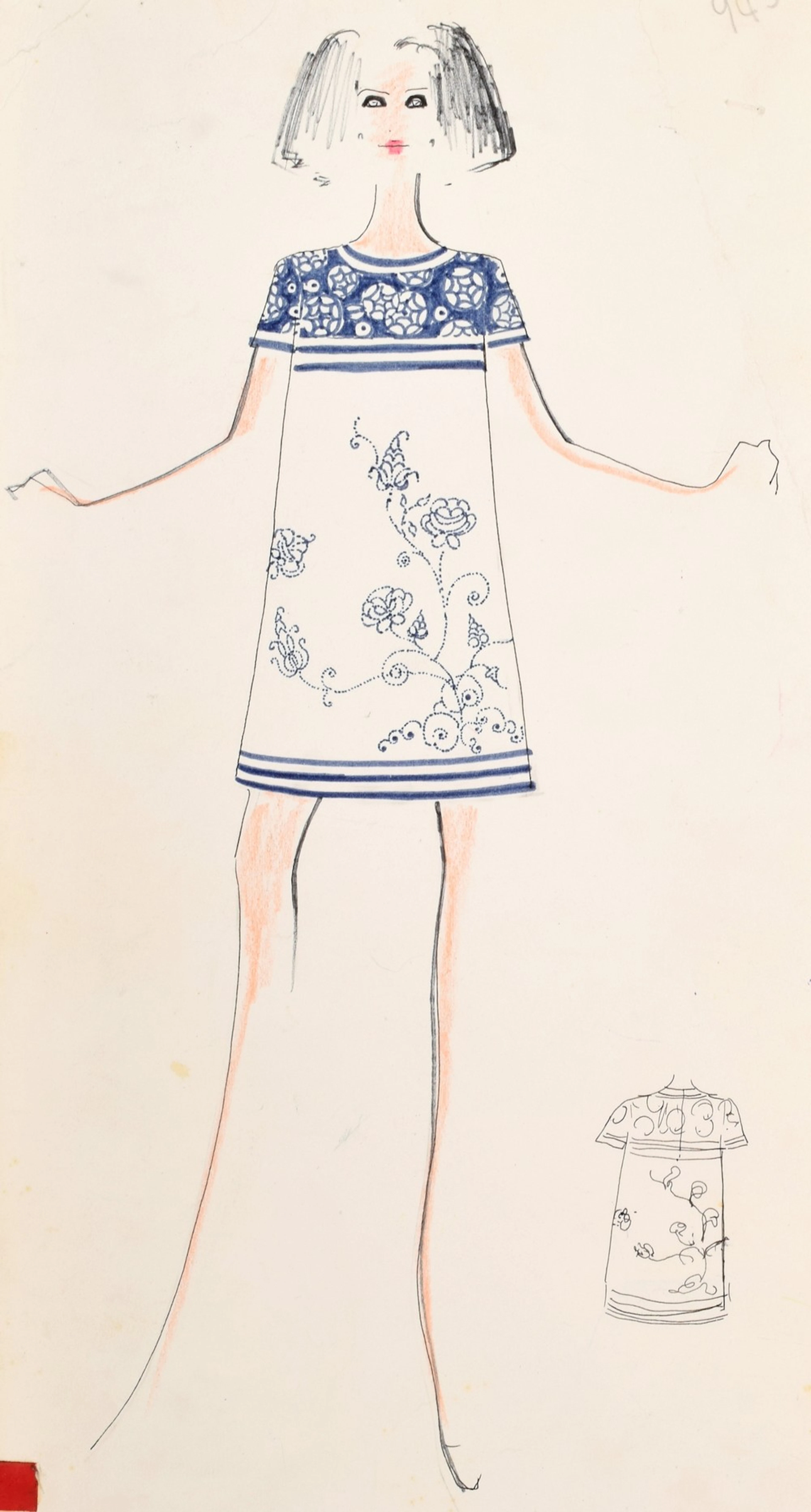 Karl Lagerfeld Fashion Drawing