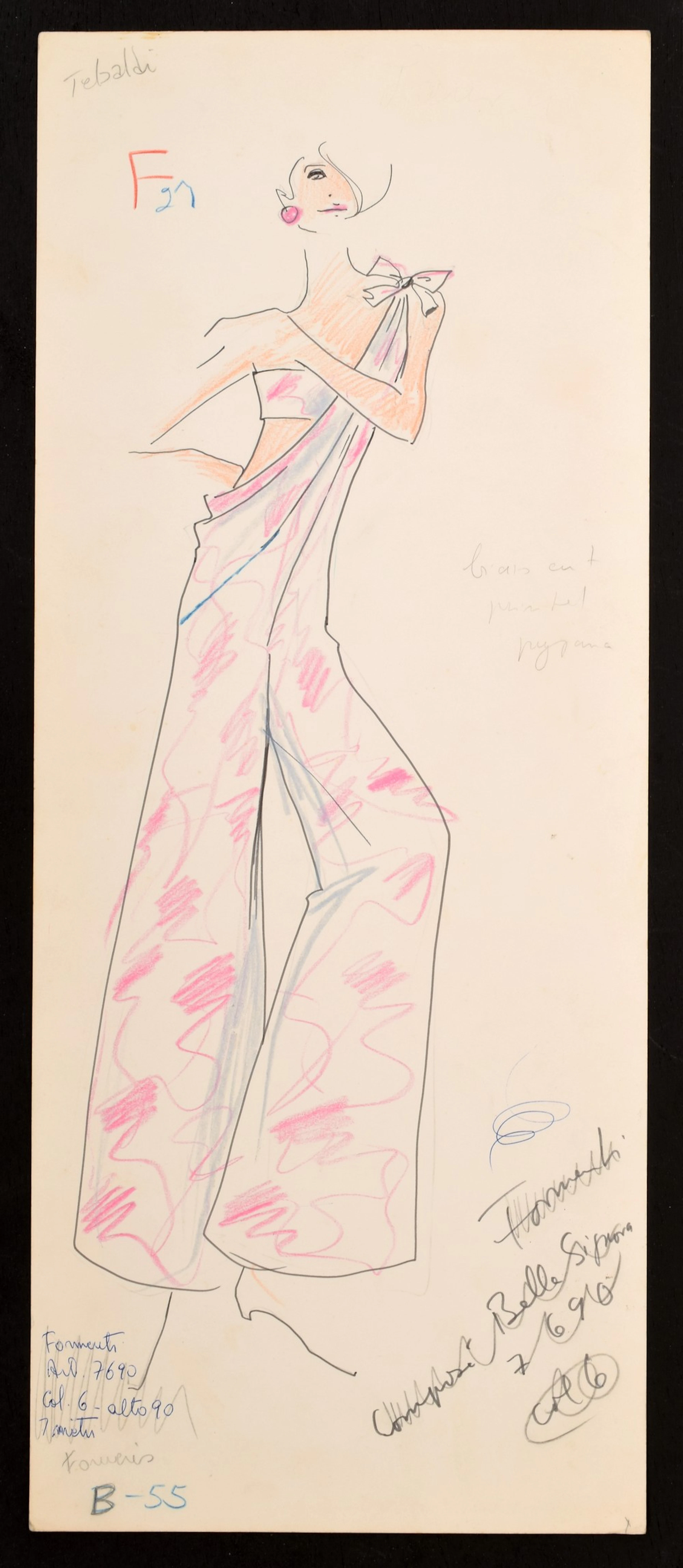 Karl Lagerfeld Fashion Drawing