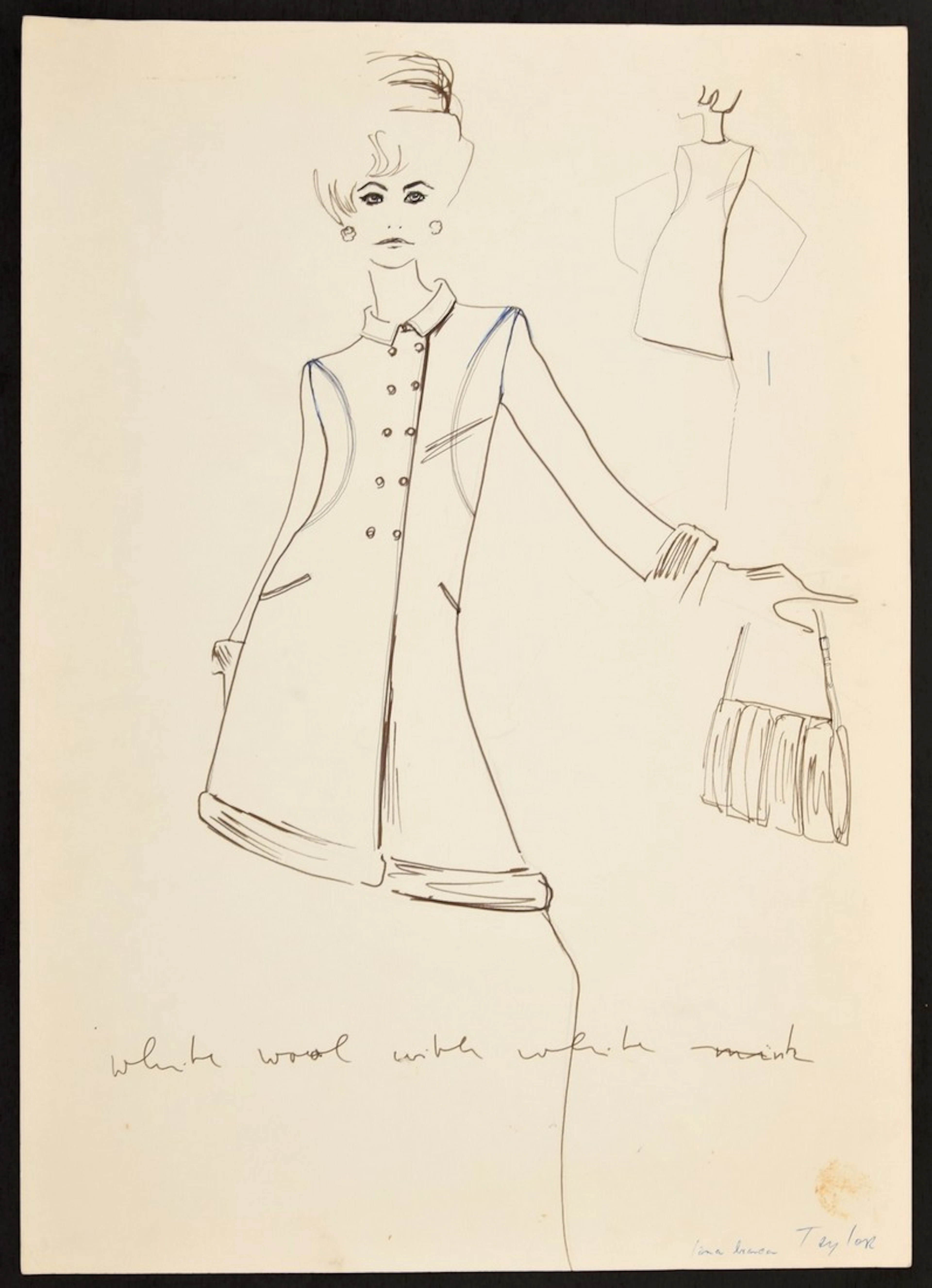 Karl Lagerfeld Fashion Drawing