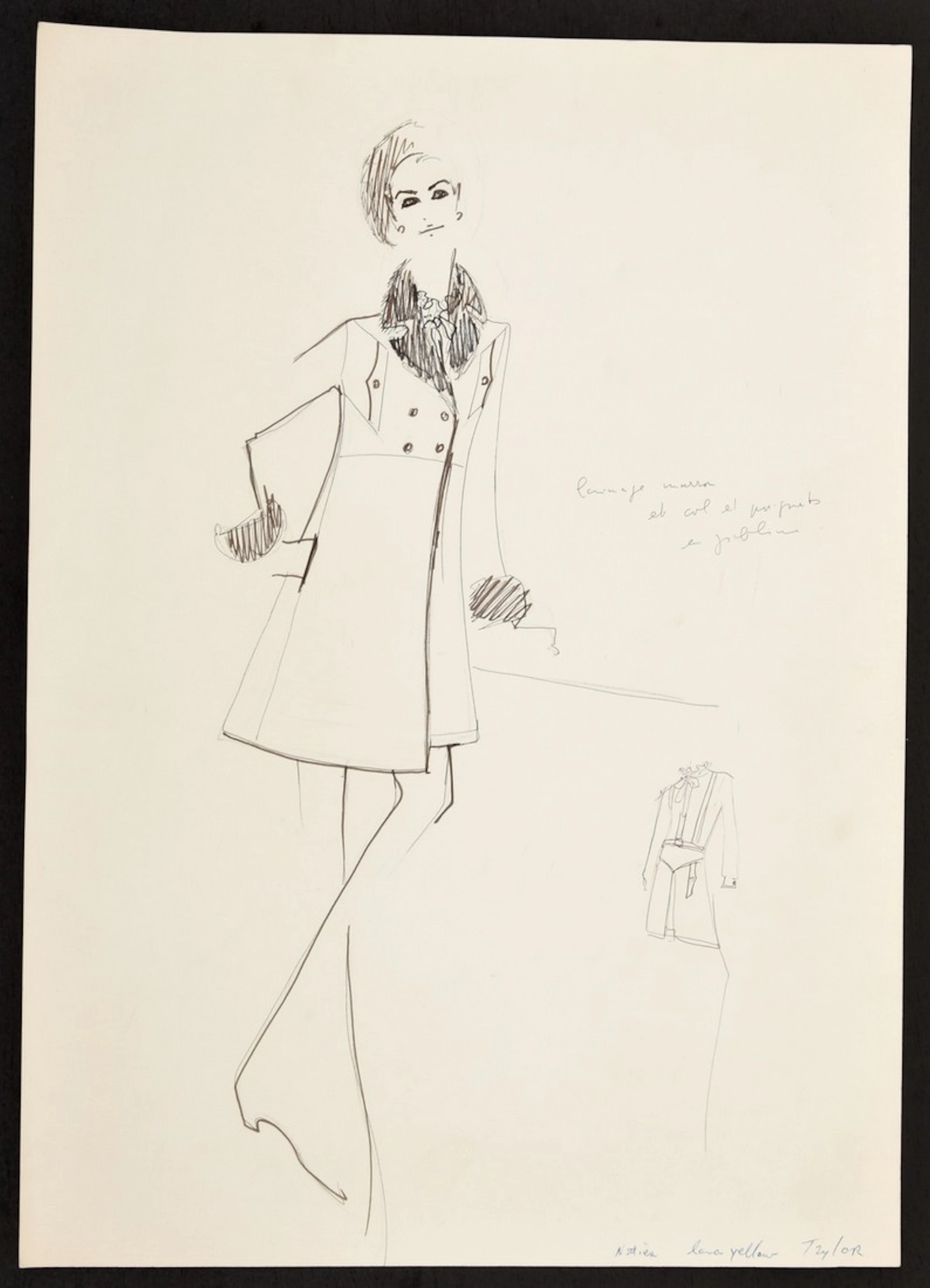 Karl Lagerfeld Fashion Drawing