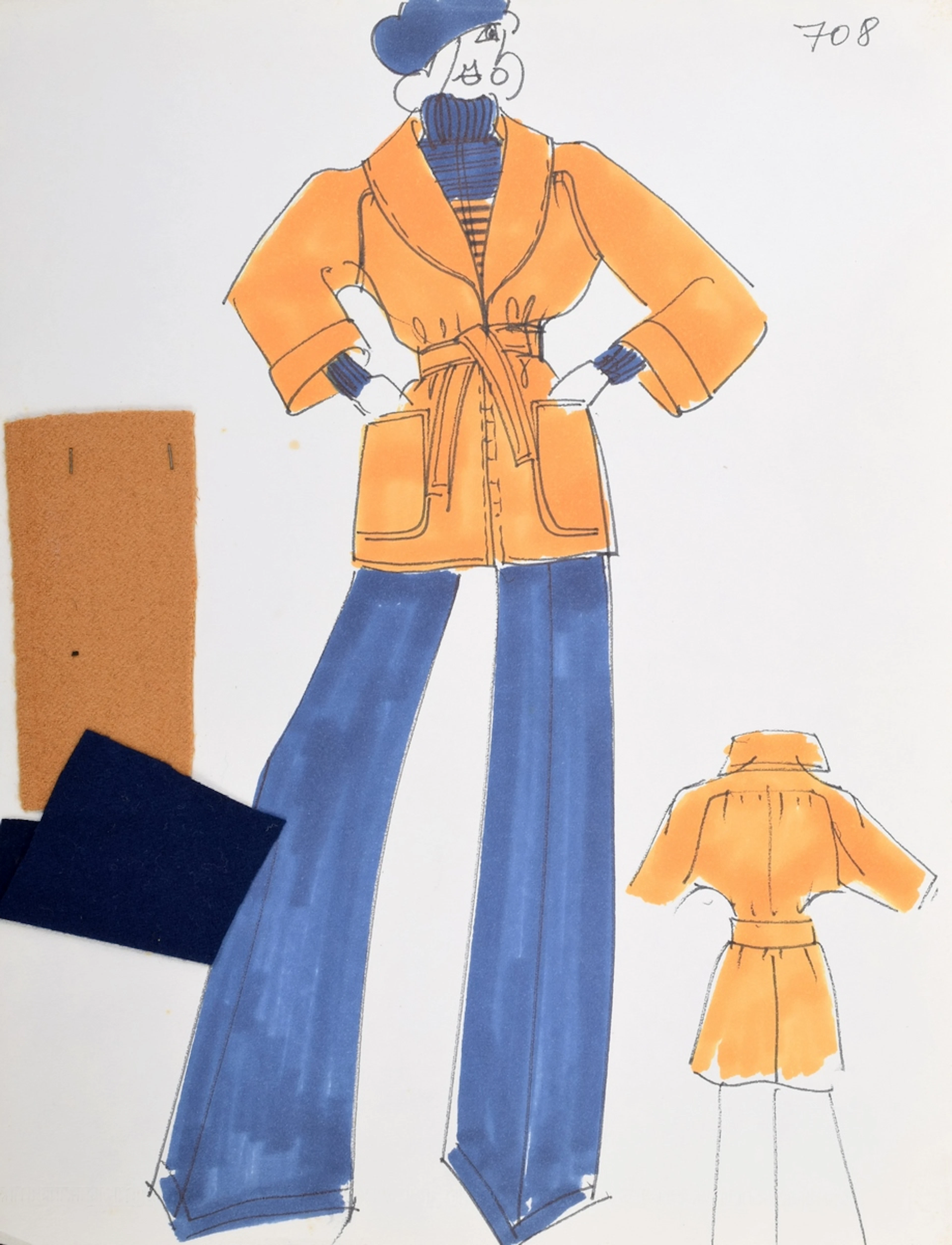 Karl Lagerfeld Fashion Drawing
