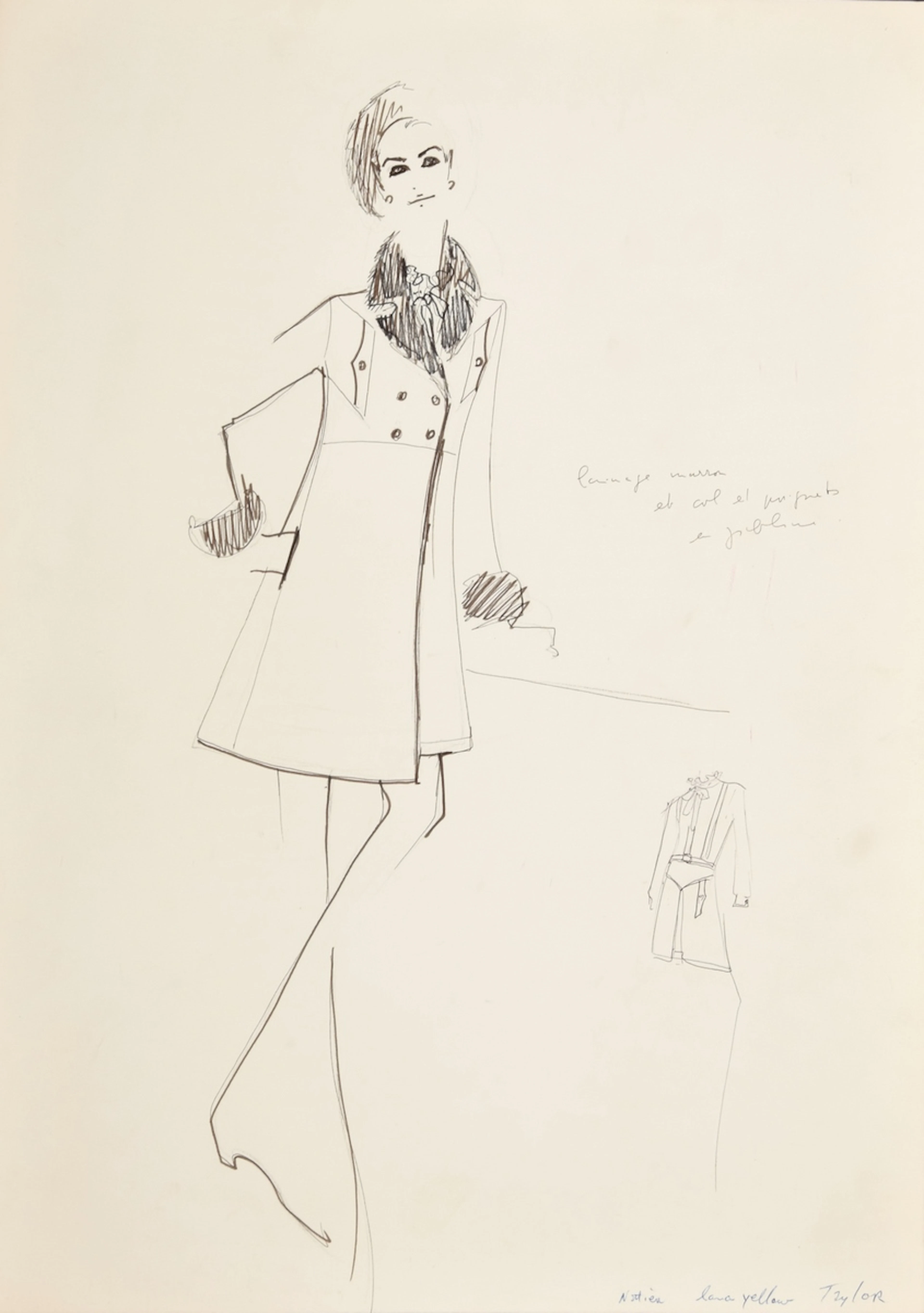 Karl Lagerfeld Fashion Drawing