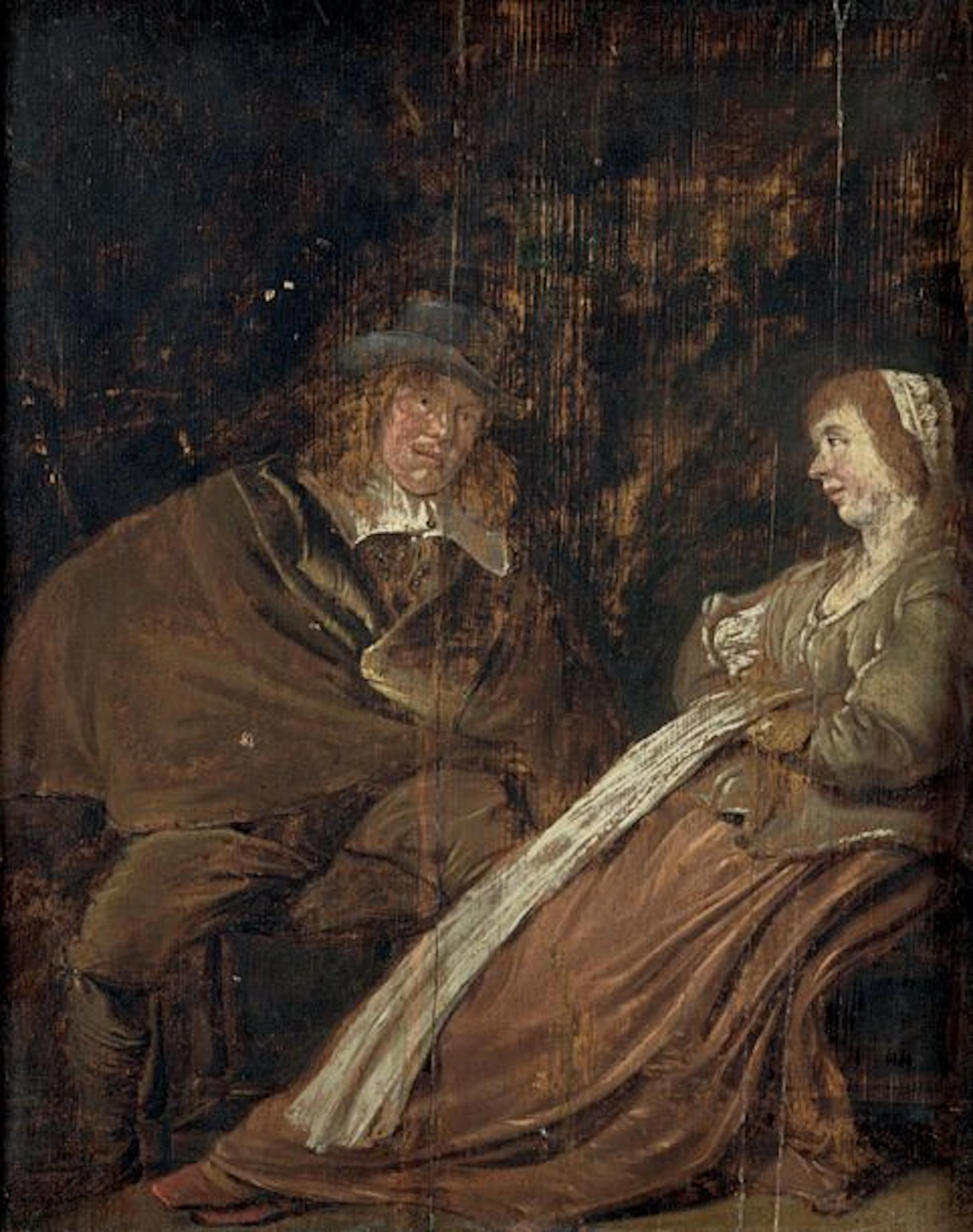 École HOLLANDAISE du XVIIe siècle, entourage de Dirck HALS