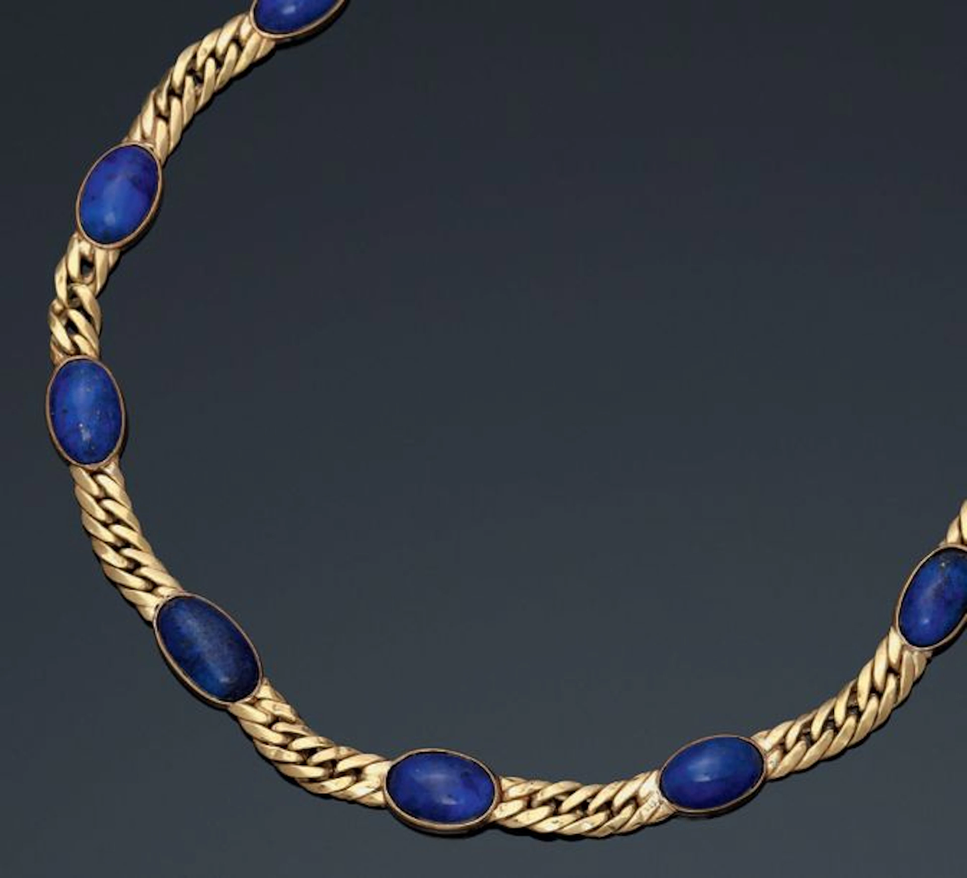 Collier en or jaune 18K (750°/00) maille…