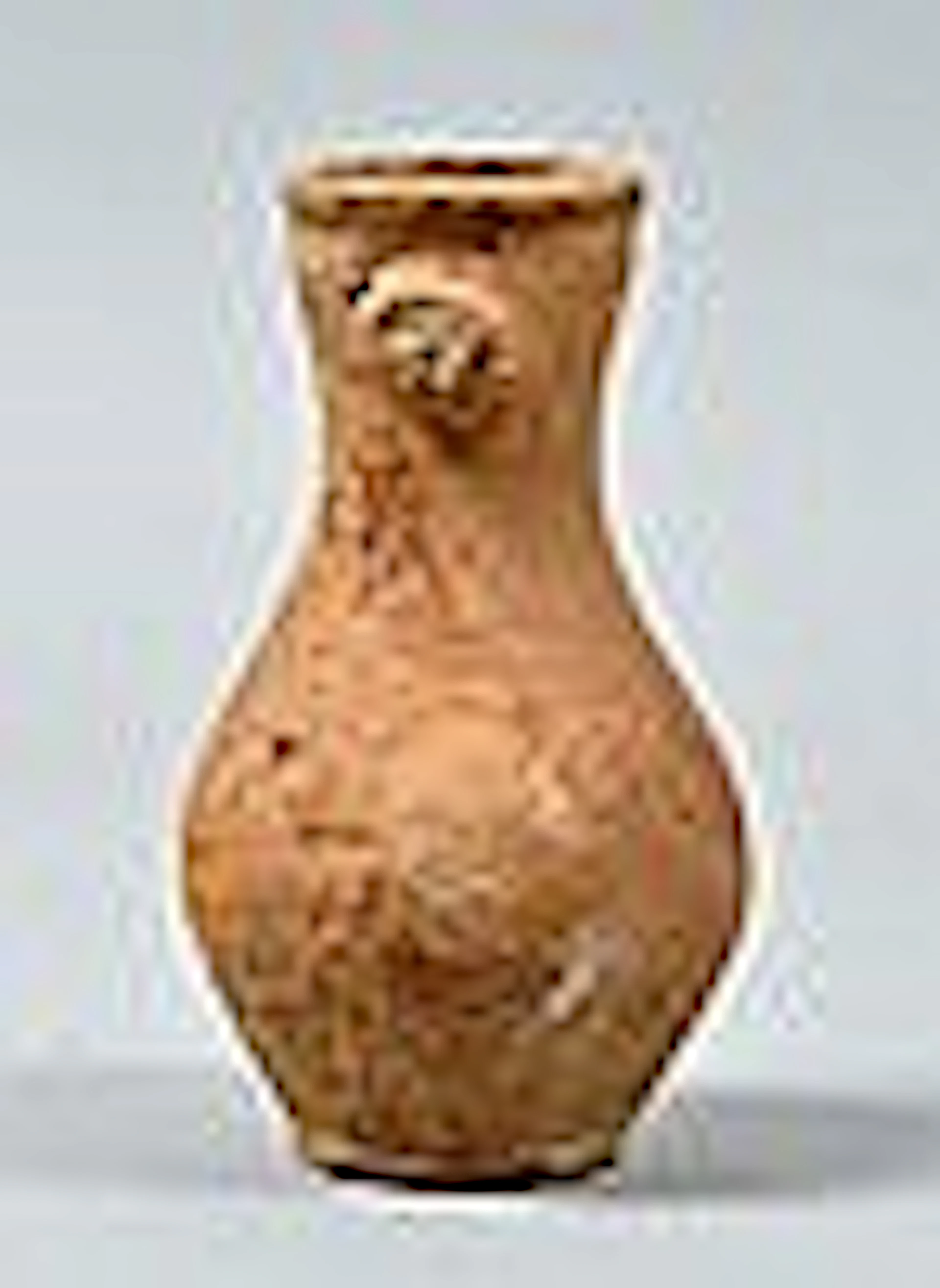 An English medieval vessel (handle lost), 5.25"h