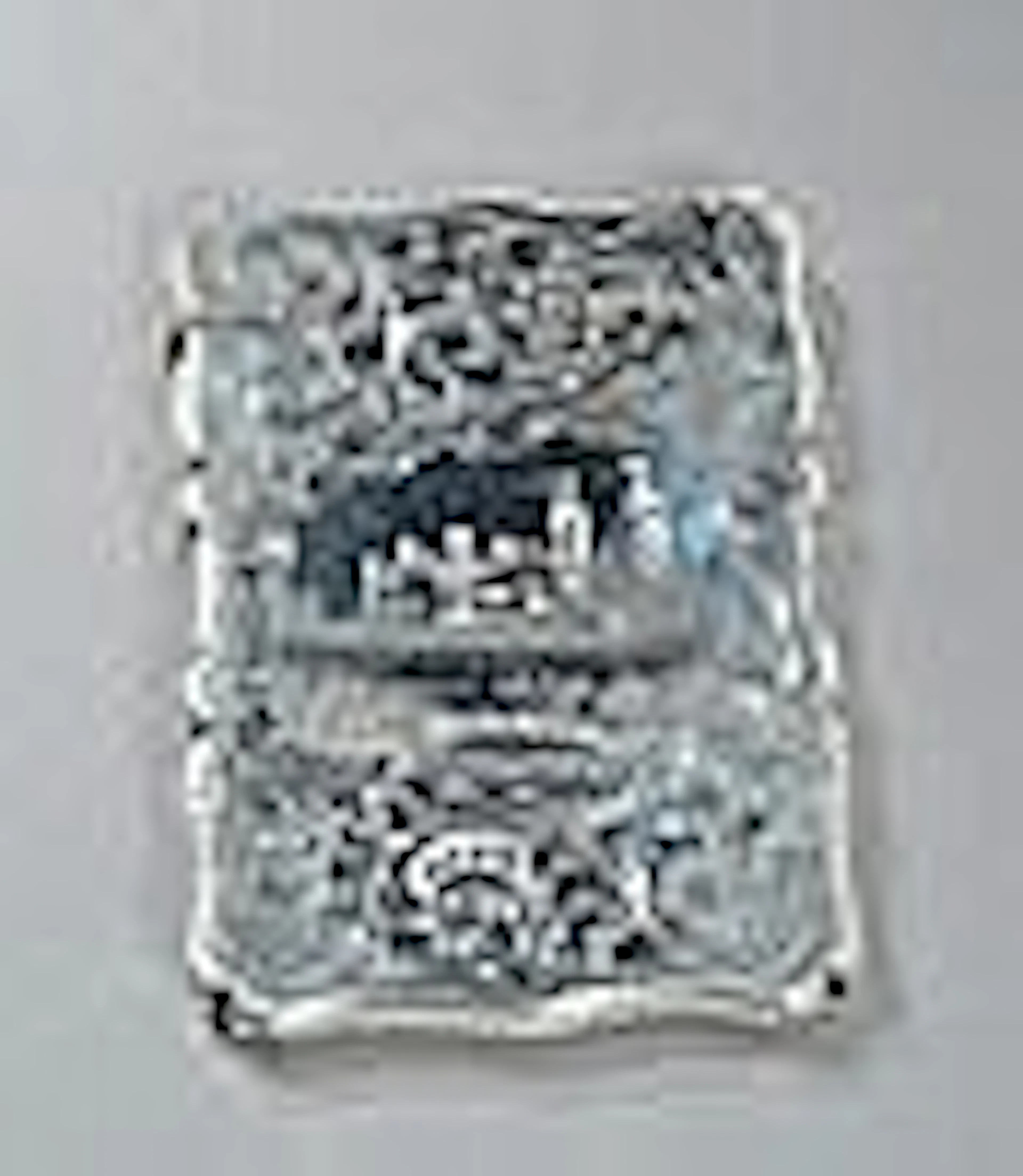 An early Victorian castle top visiting card case