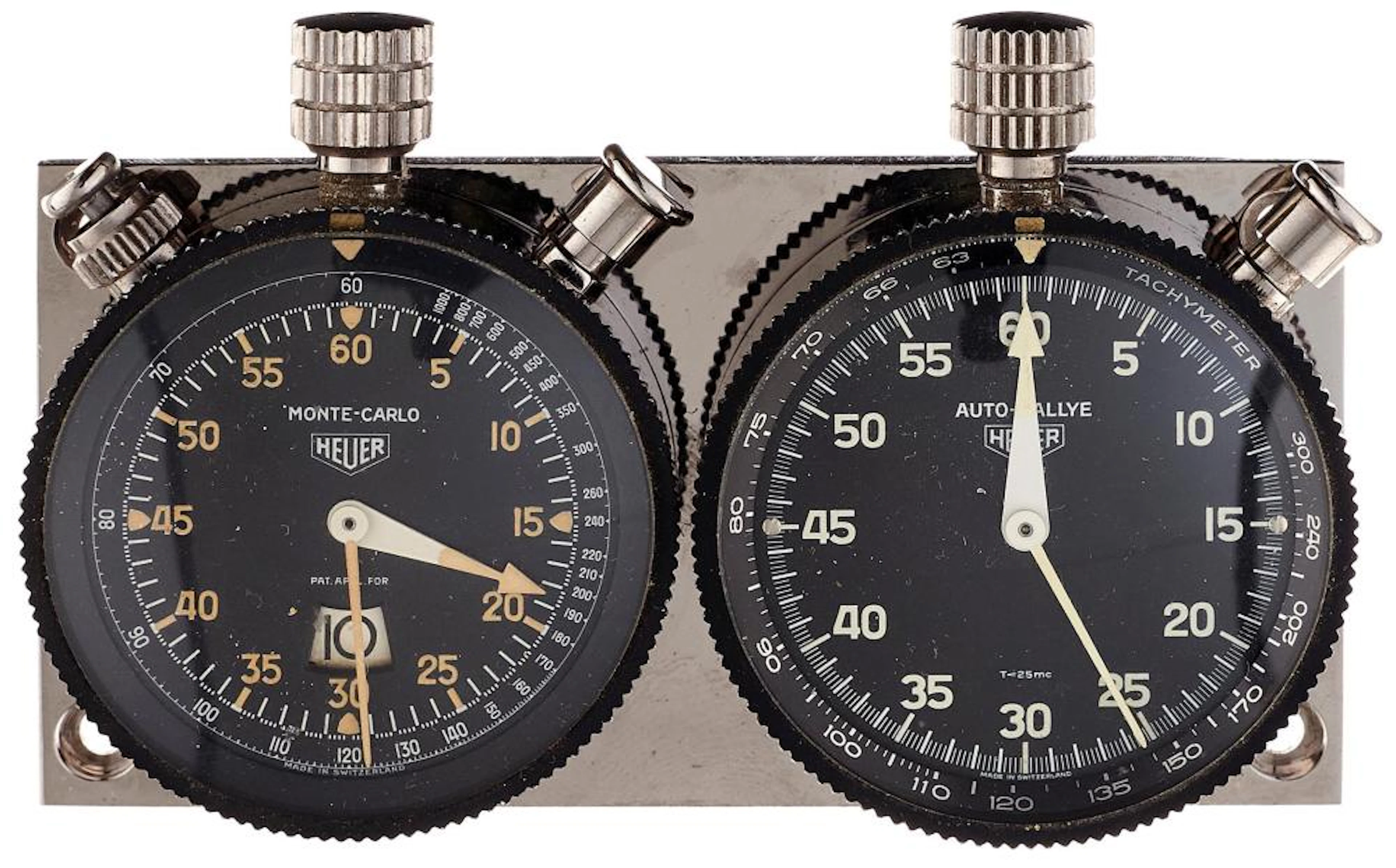 Stoppuhren "Heuer Monte Carlo + Auto Rally"