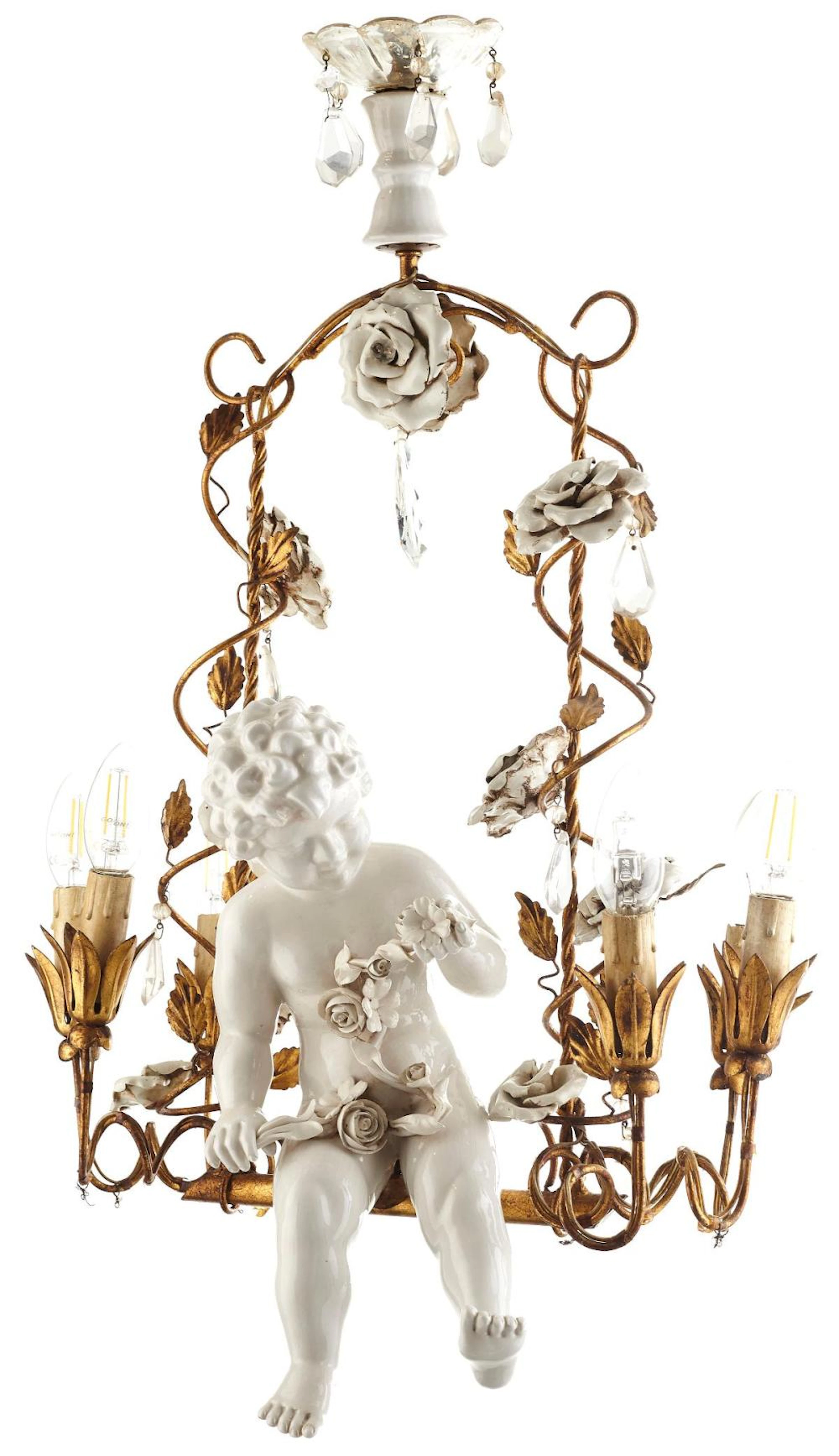 Lampe mit Putto