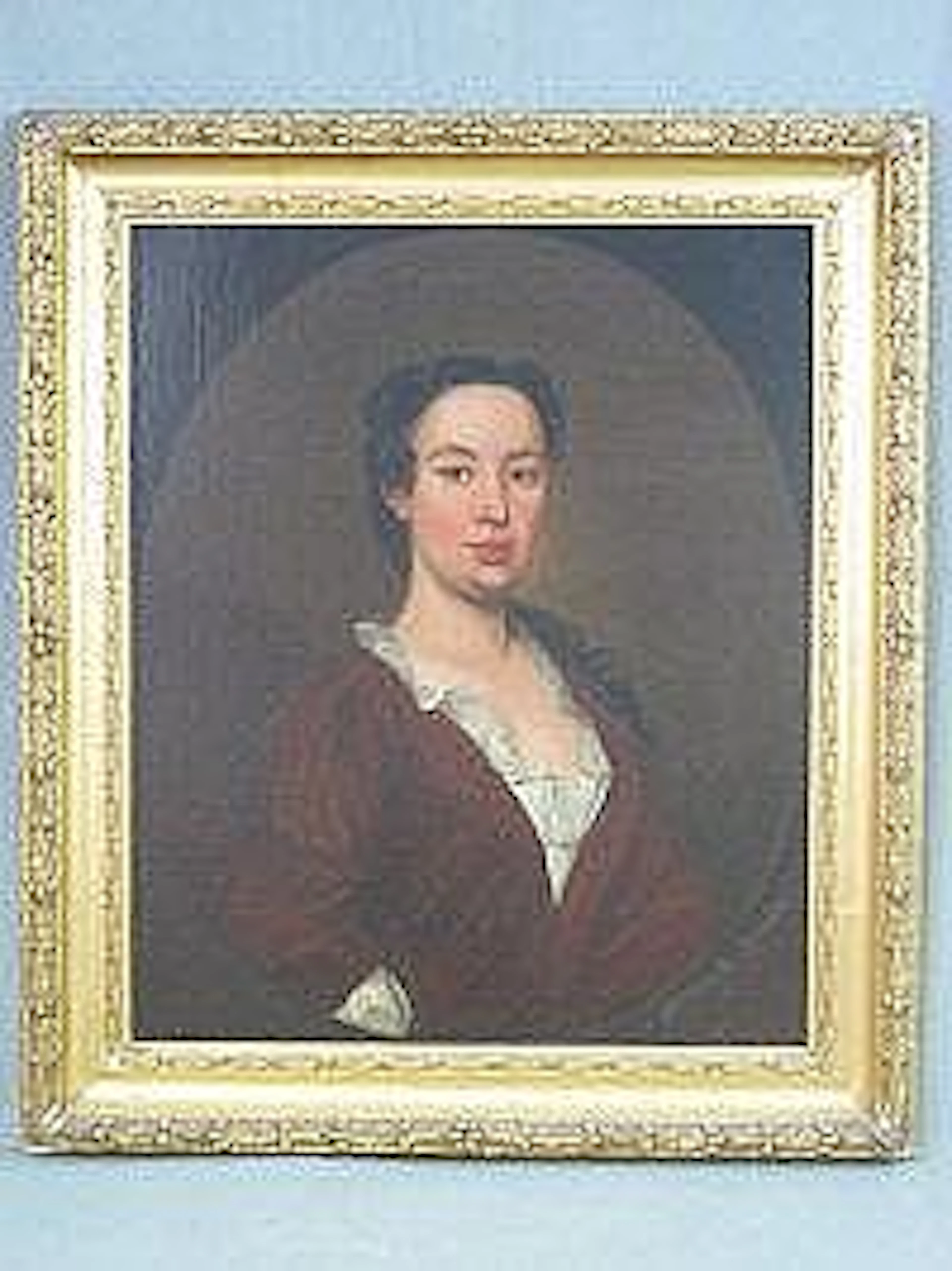 BRITISH SCHOOL (18TH CENTURY), lady in brown