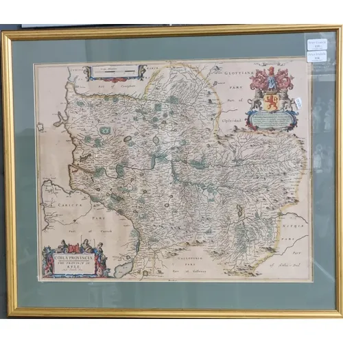 Timothy Pont, original 17th Century map of the Scottish coun... | Barnebys