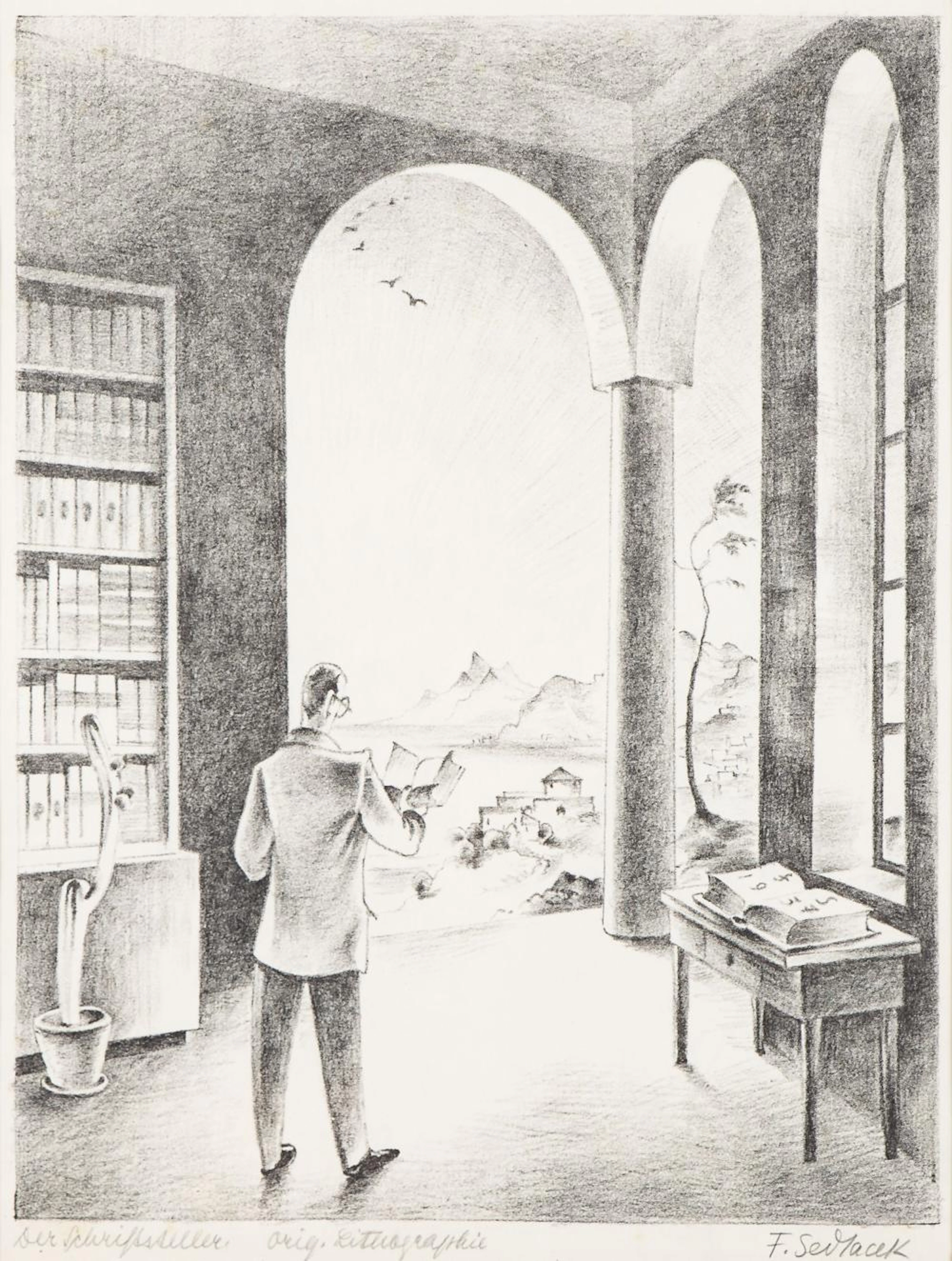 Sedlacek, Franz - The writer