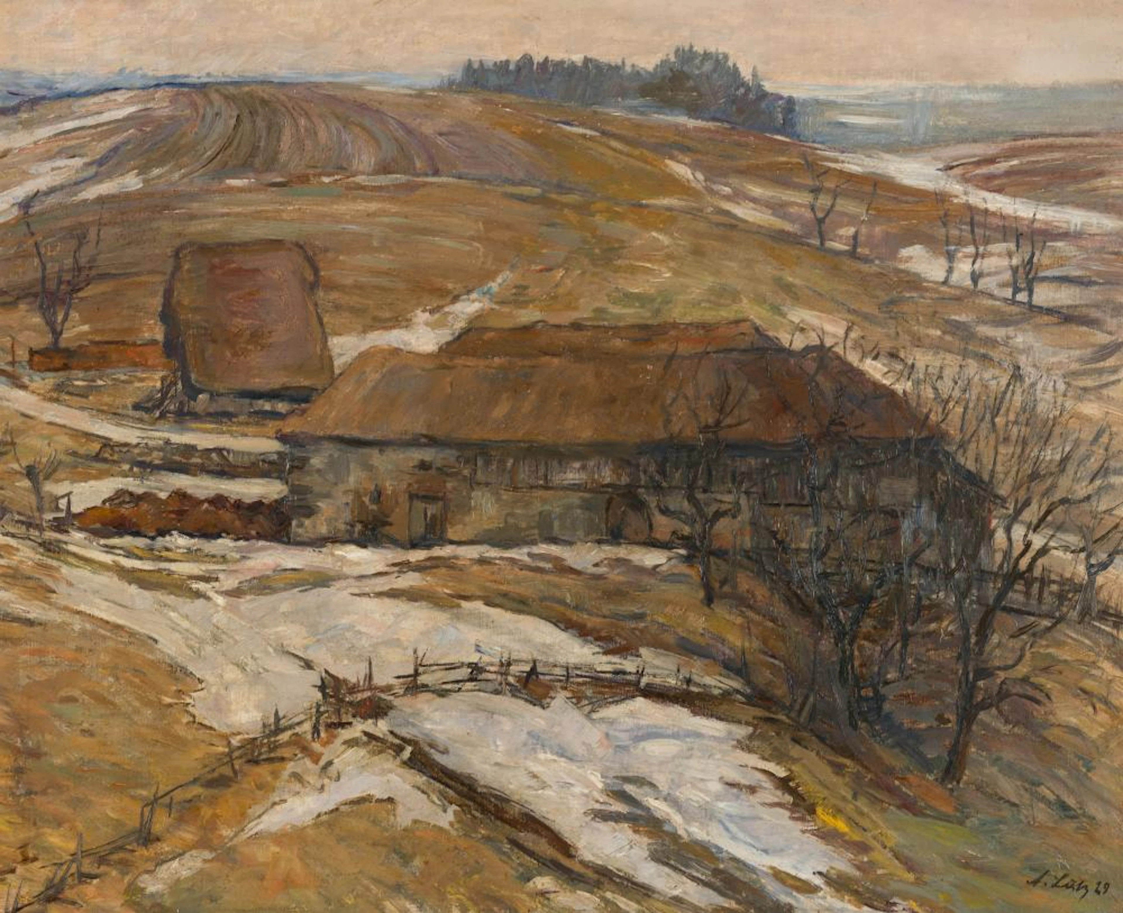 Farmer's House in a winterly Landscape (19)29