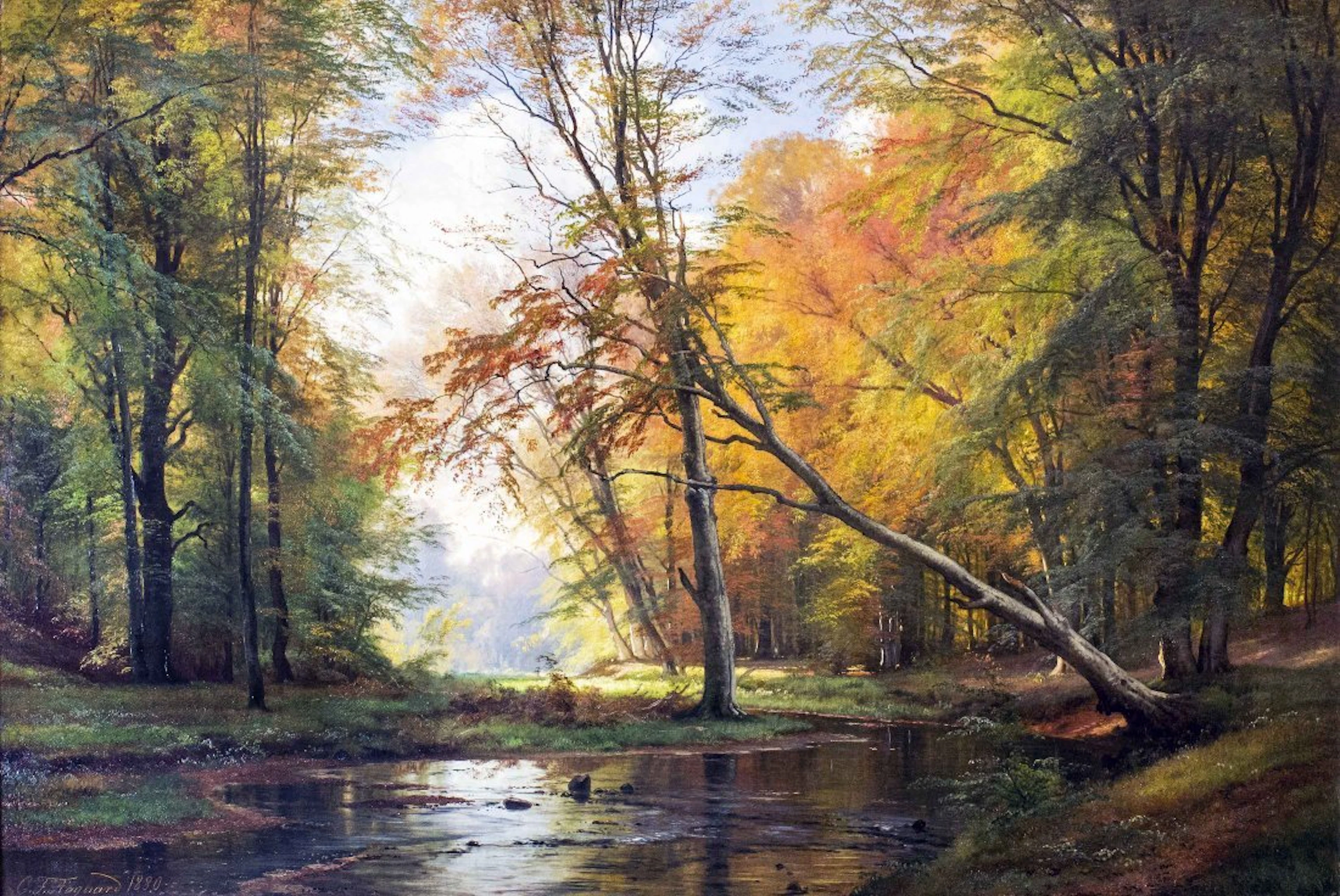 Carl frederik aagaard (danish, 1833-1895) circa 1880