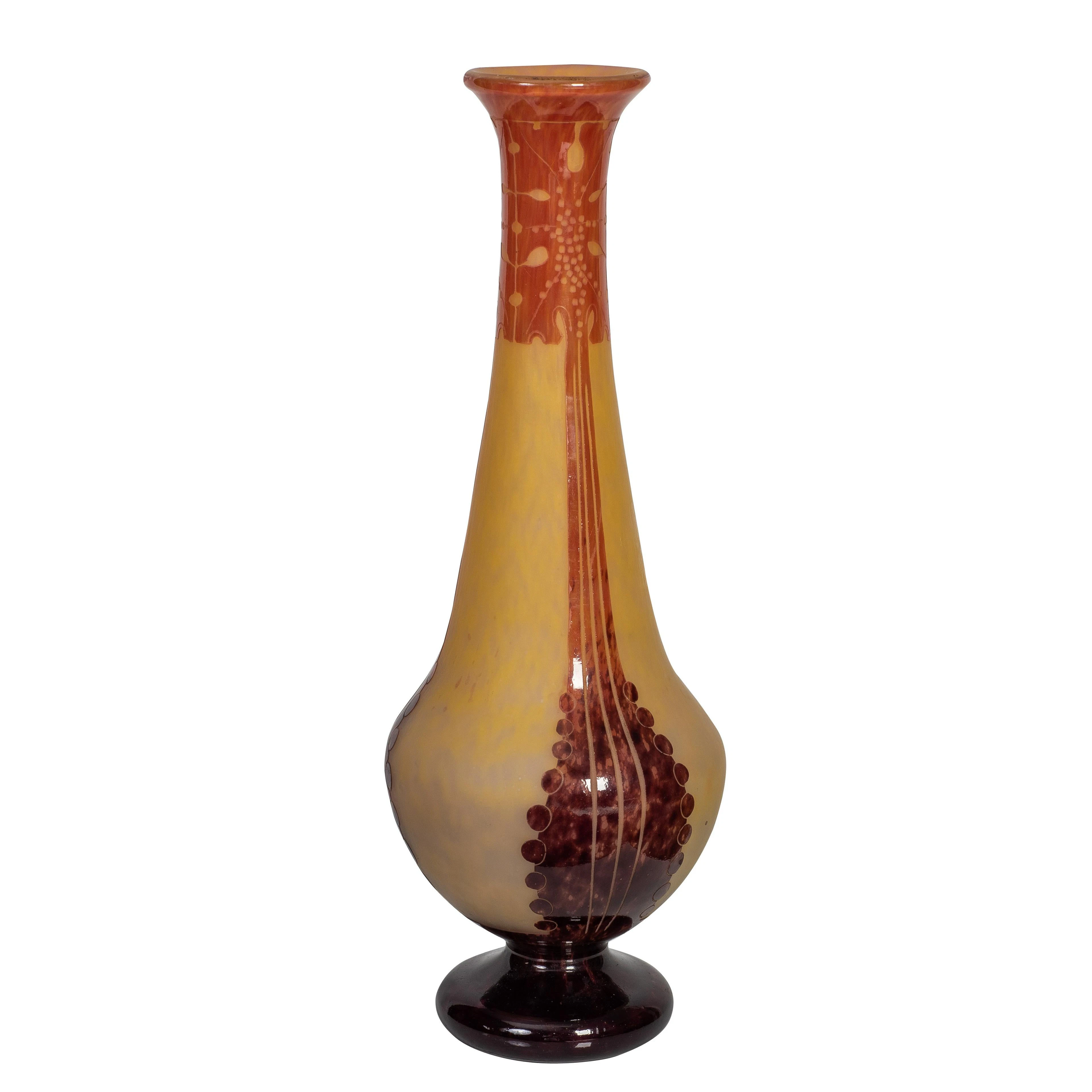 Charles Schneider (1881-1953) Le Verre Francais Vase