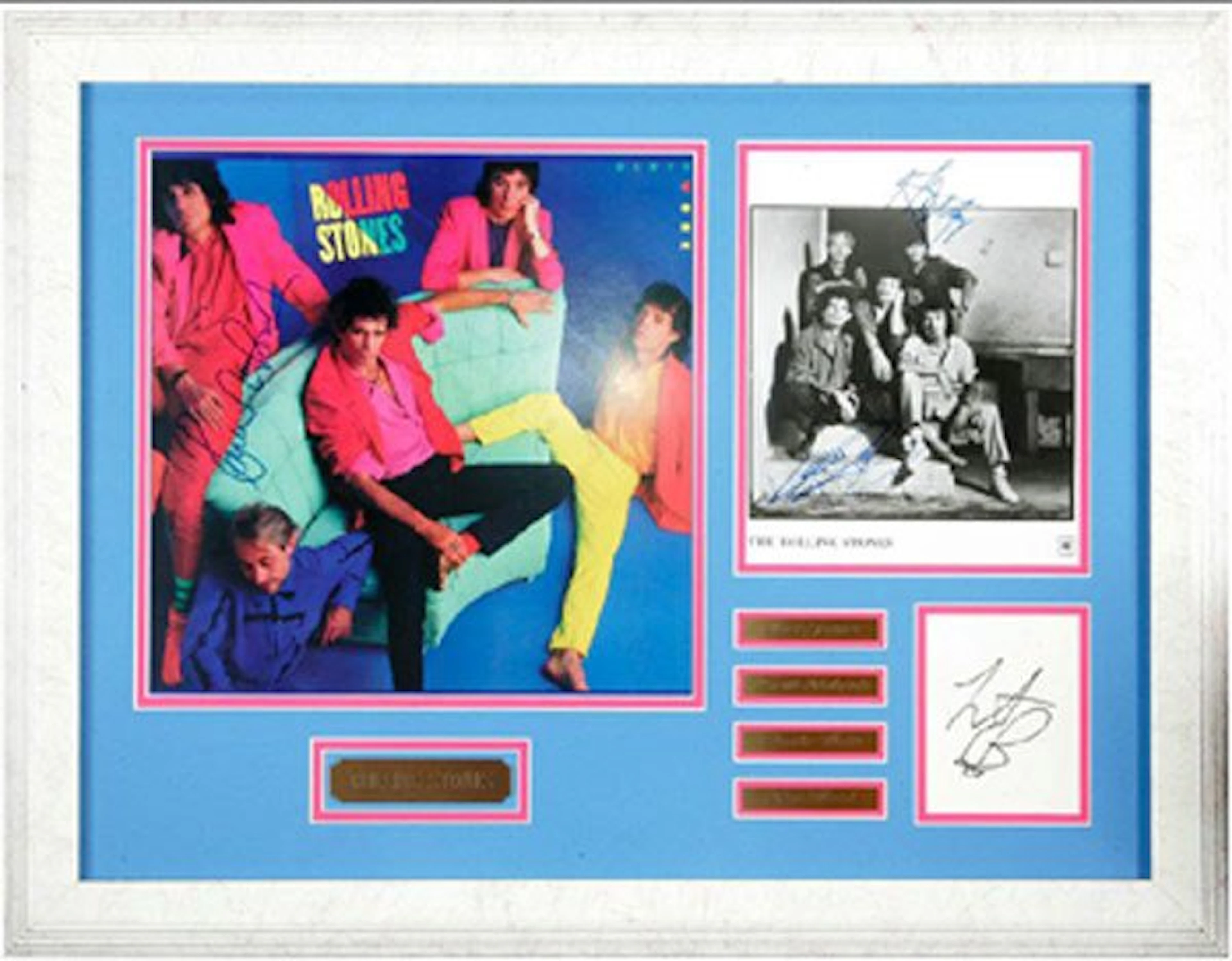87 - Rolling Stones signed album sleeve