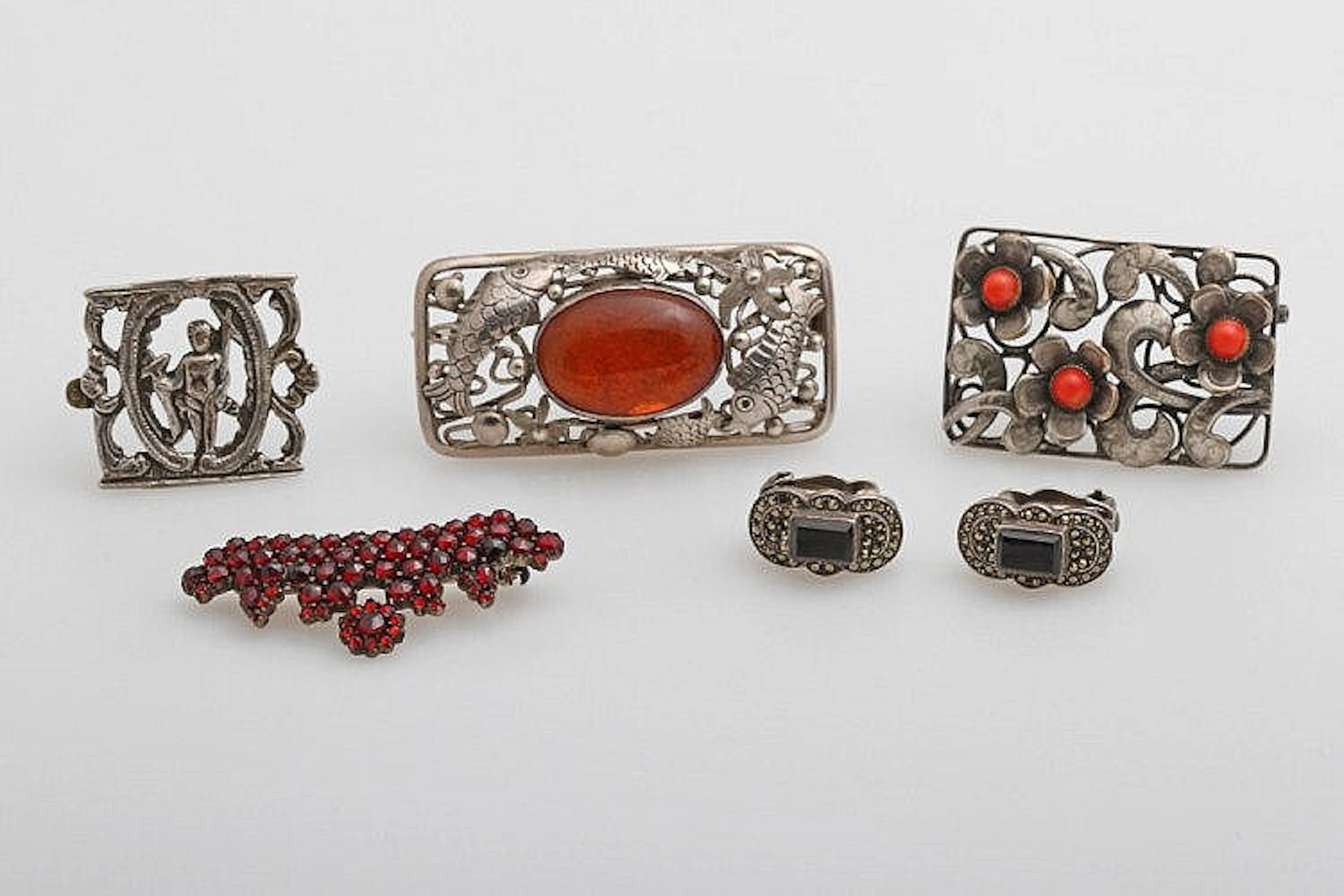 Konvolut: Antiker Silberschmuck