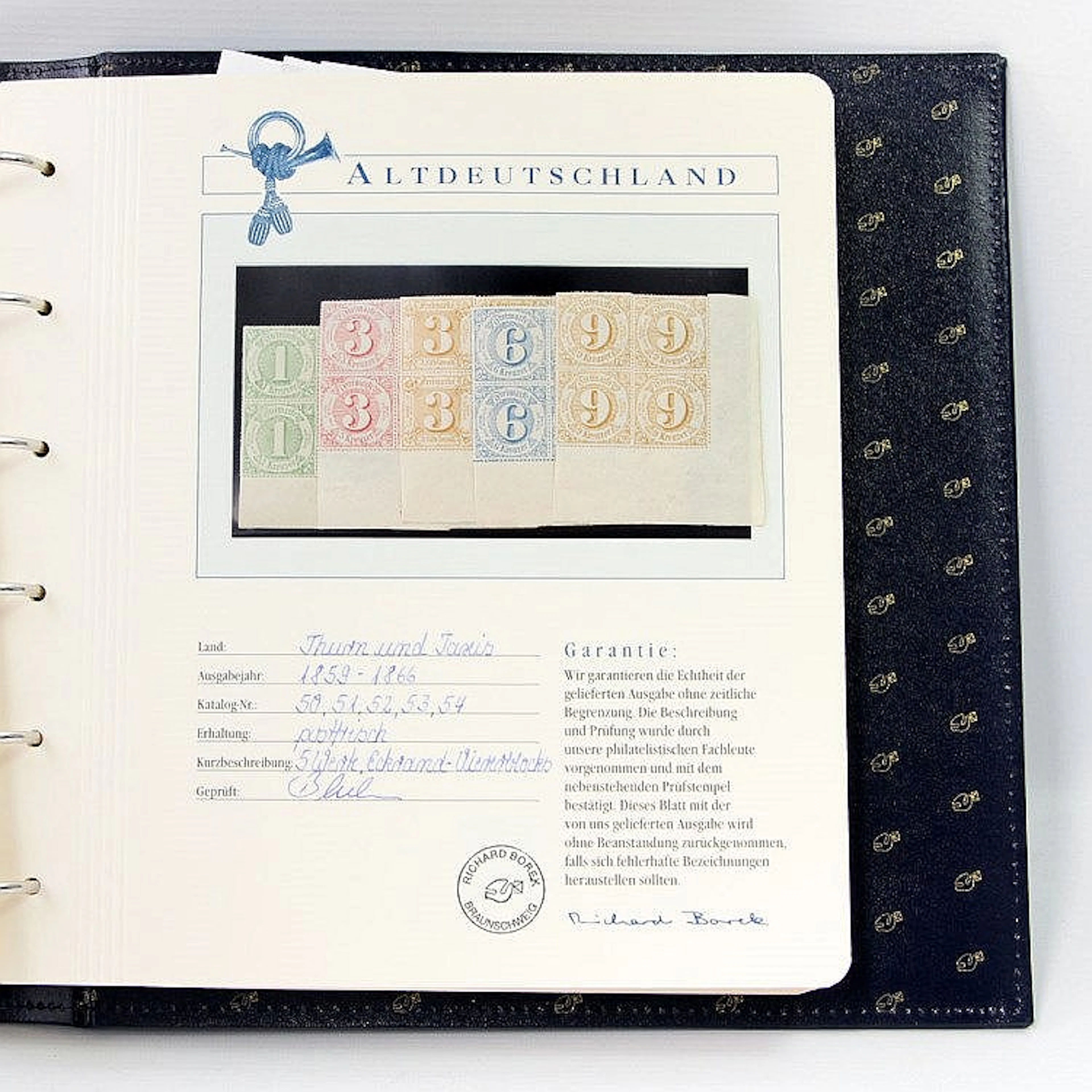 Briefmarken - Sehr schöne und saubere Sammlung Altdeutschland aus dem Borek Abo.