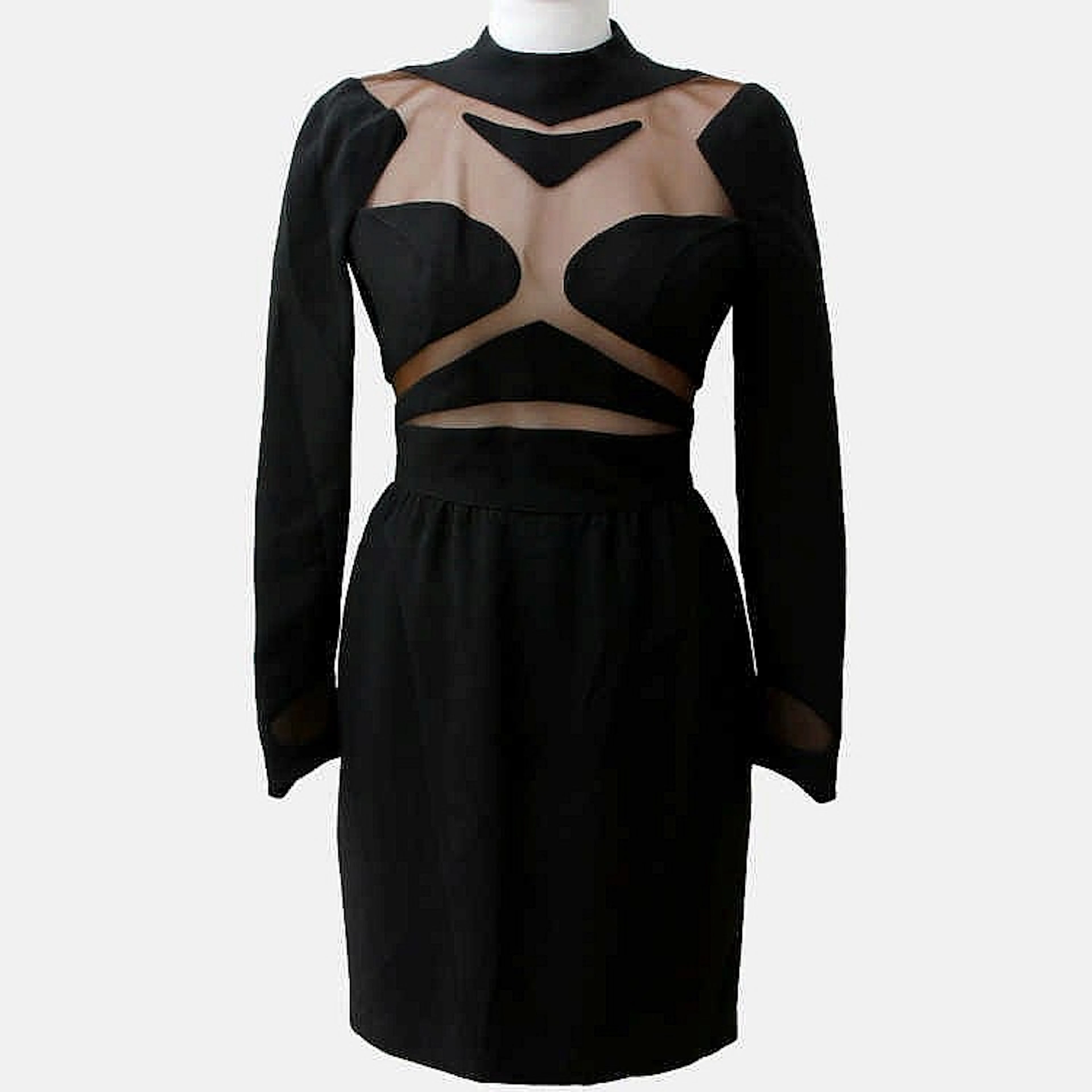 THIERRY MUGLER VINTAGE apartes Kleid, Größe 34/36.