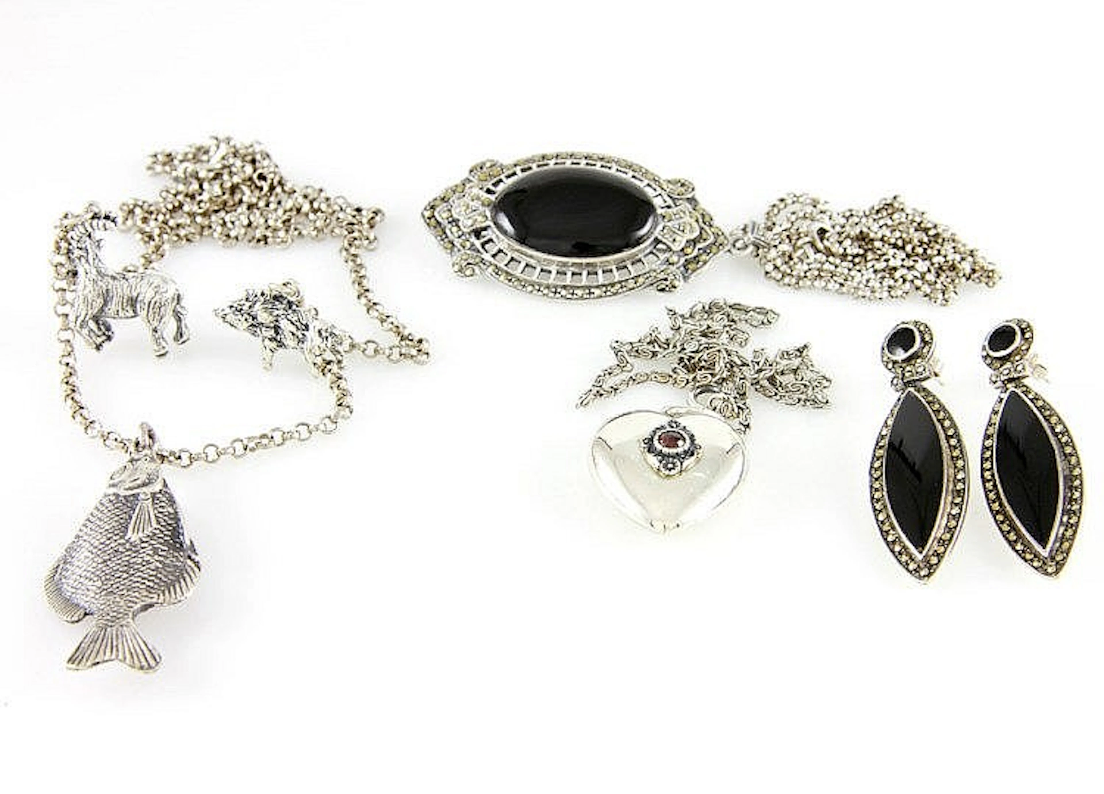 Konvolut: Vintage Schmuck in 4 Teilen.