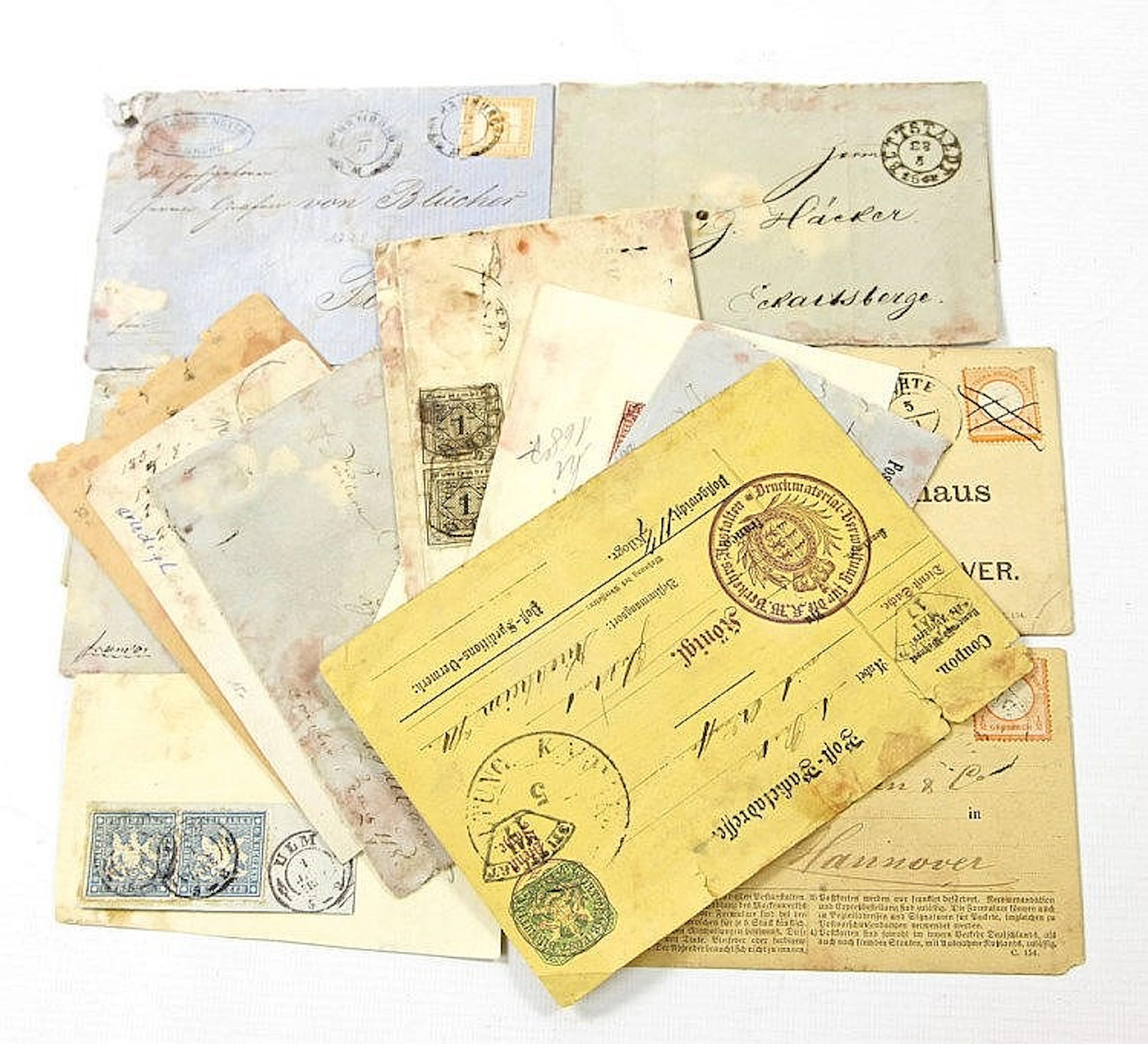 Briefmarken - Kleines Konvolut von Briefen Altdeutschland und DR.