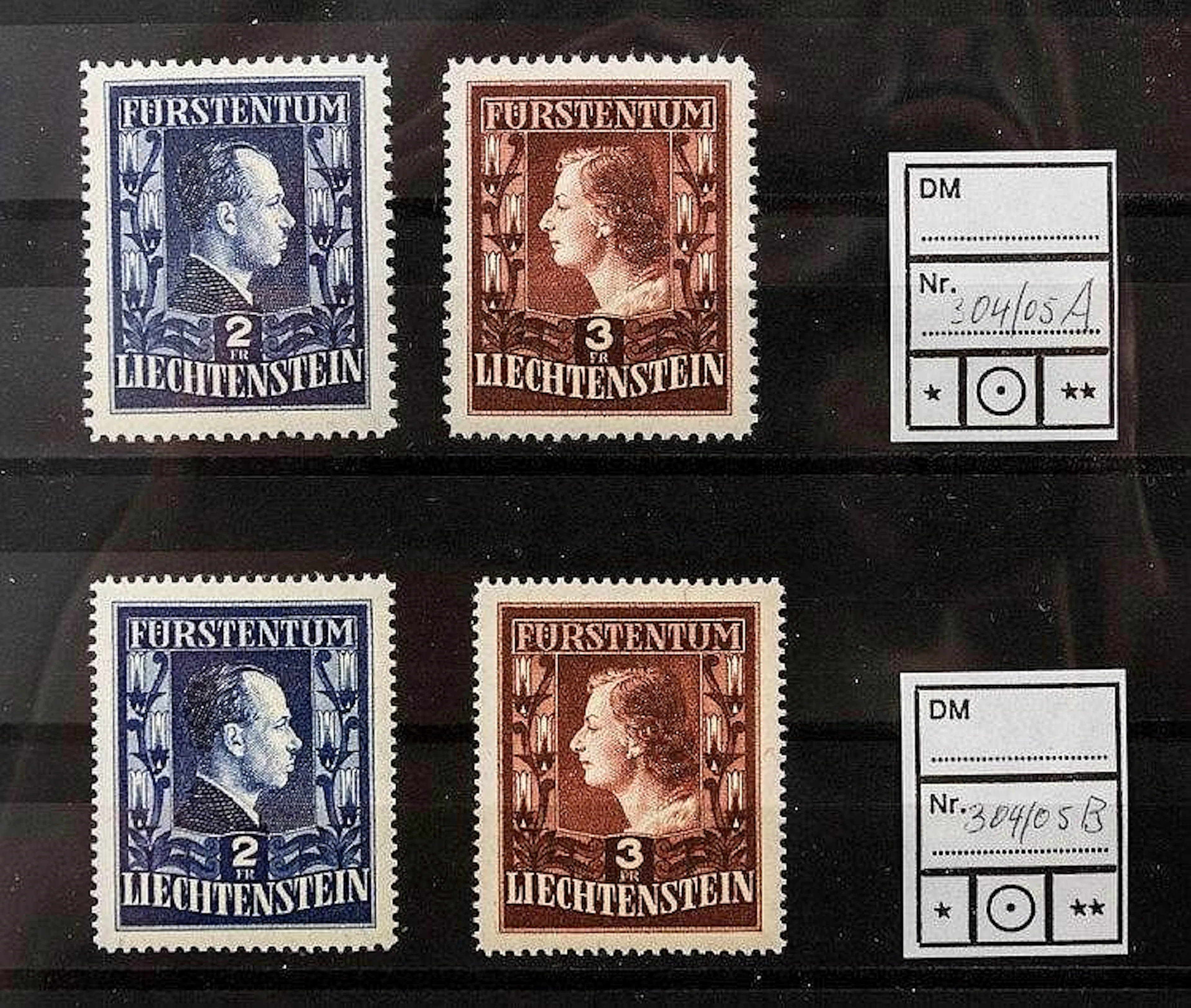 Briefmarken - Liechtenstein