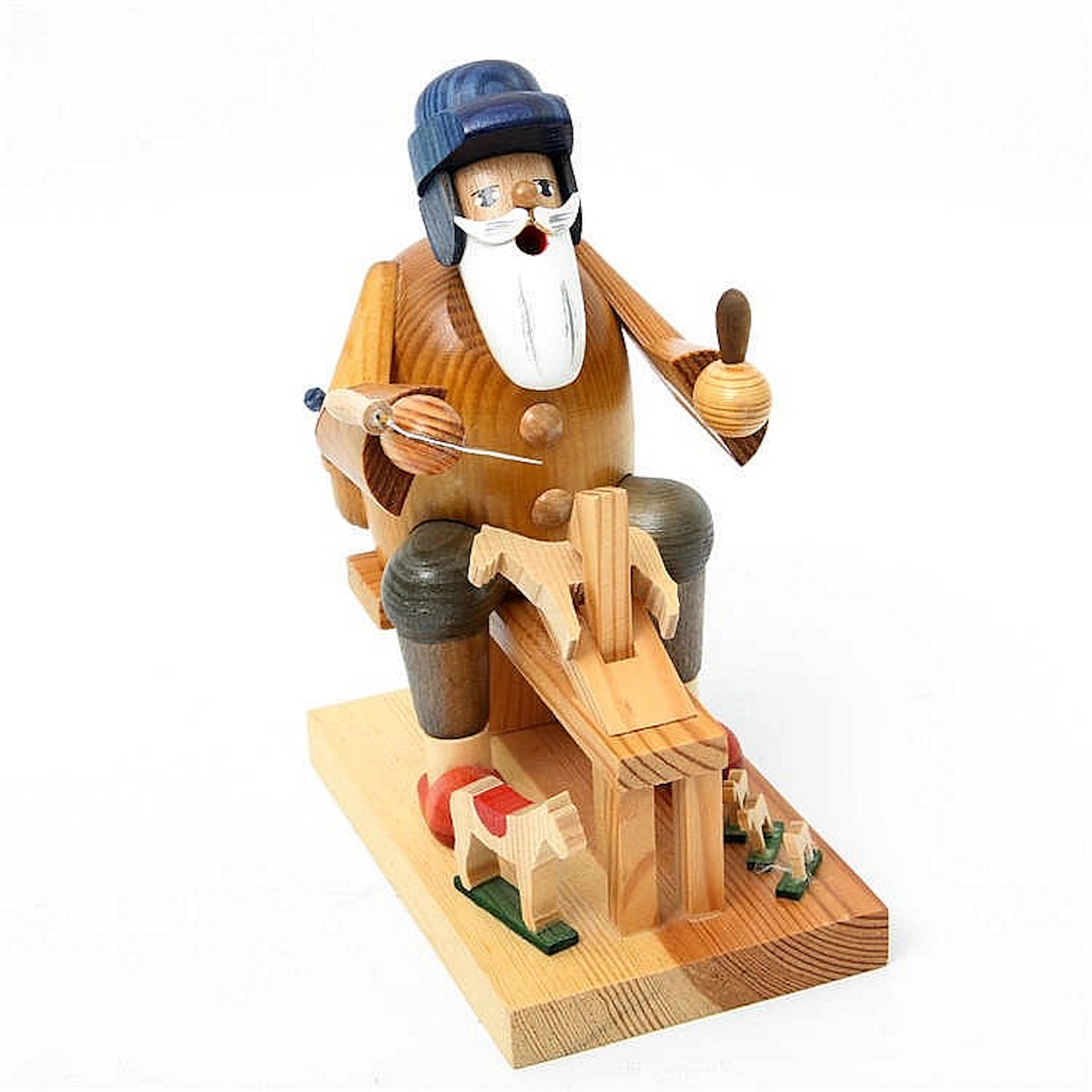 ERZGEBIRGE Räuchermännchen "Schnitzer", 20.Jh.,