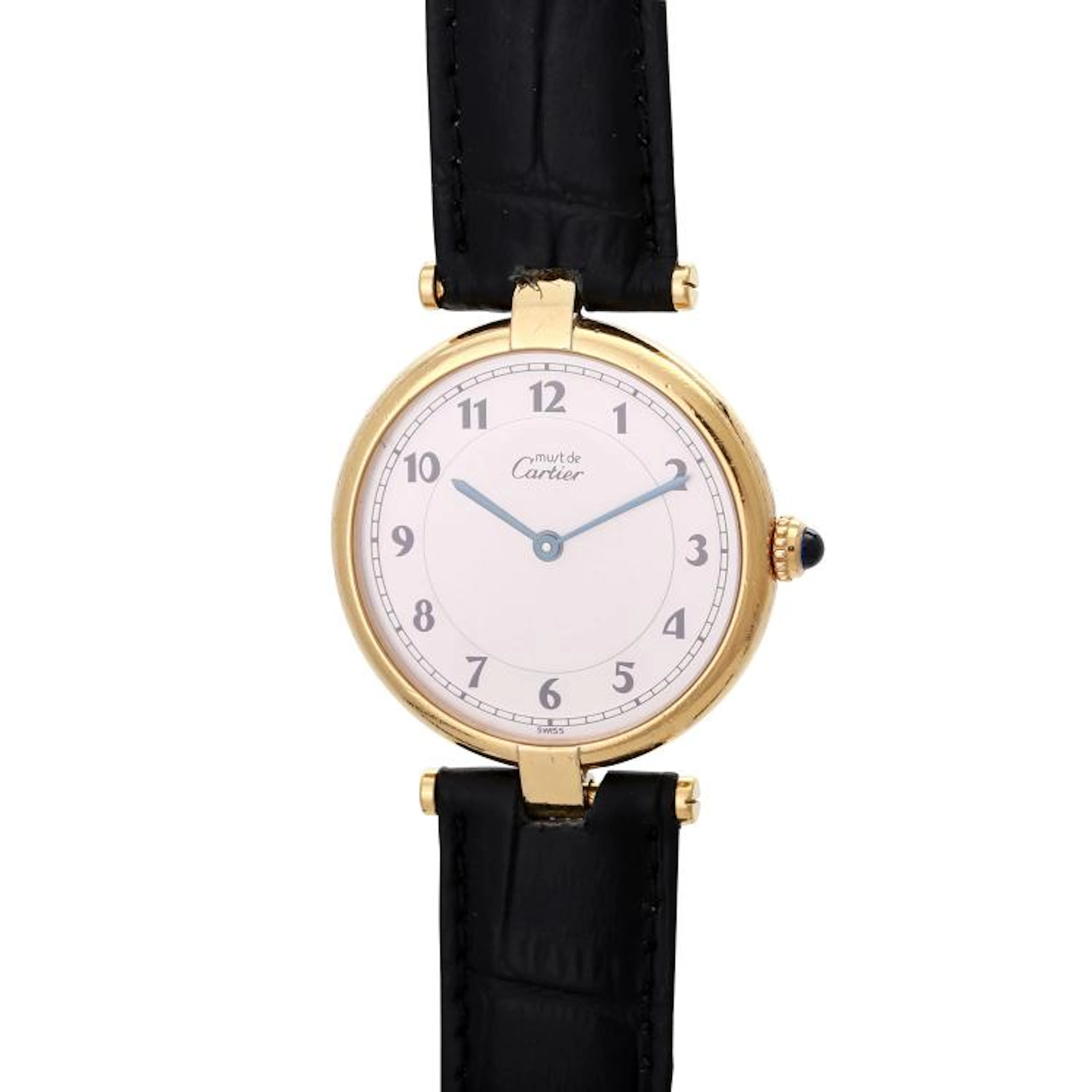 CARTIER Vermeil Damenuhr, Ref. 590003, ca. 1980/90er Jahre.