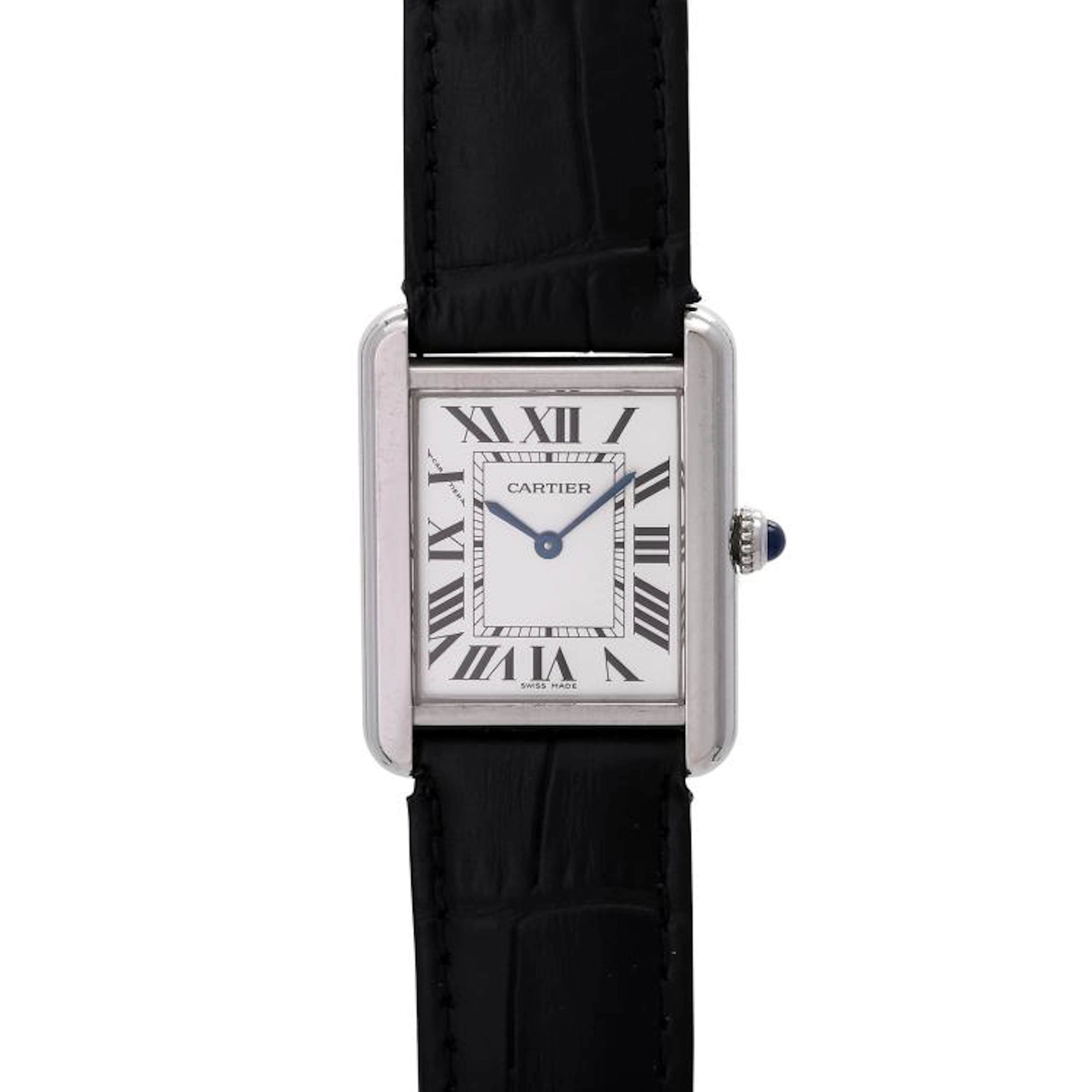 CARTIER Tank Solo Damenuhr, Ref. 2716. Edelstahl.