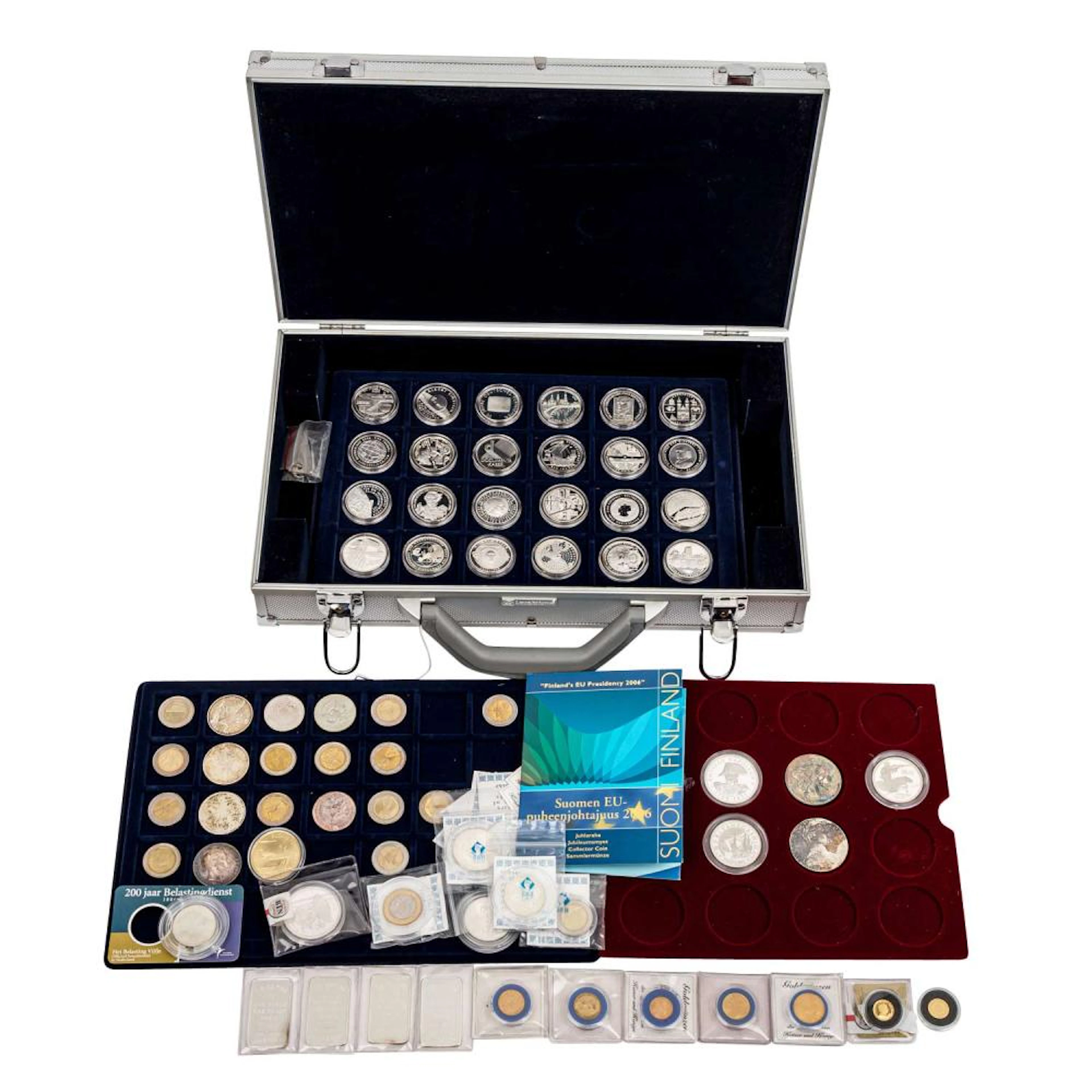 Schatzkoffer mit GOLD und SILBER,