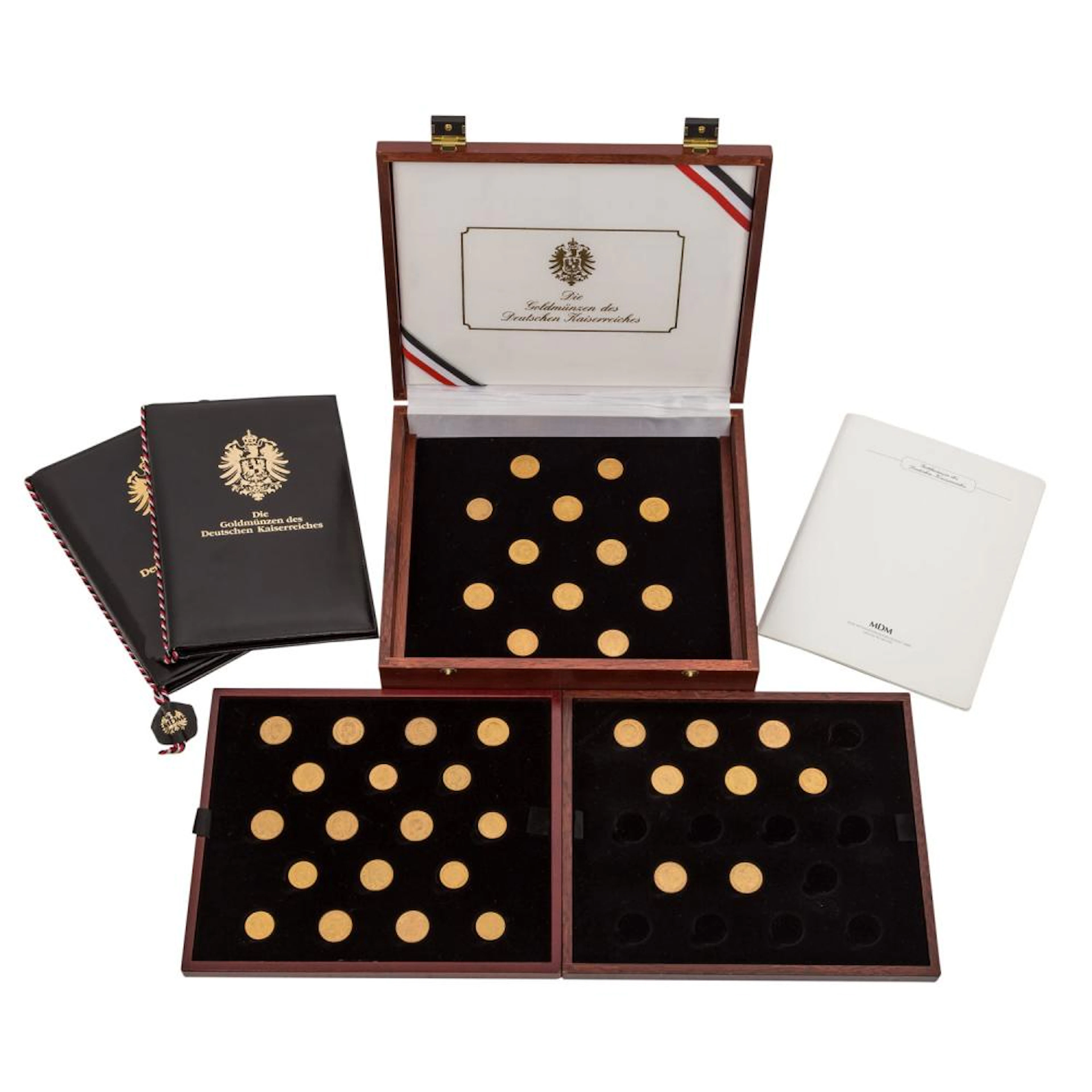 Dt. Kaiserreich/GOLD - Attraktive Sammlung aus 38 Münzen,
