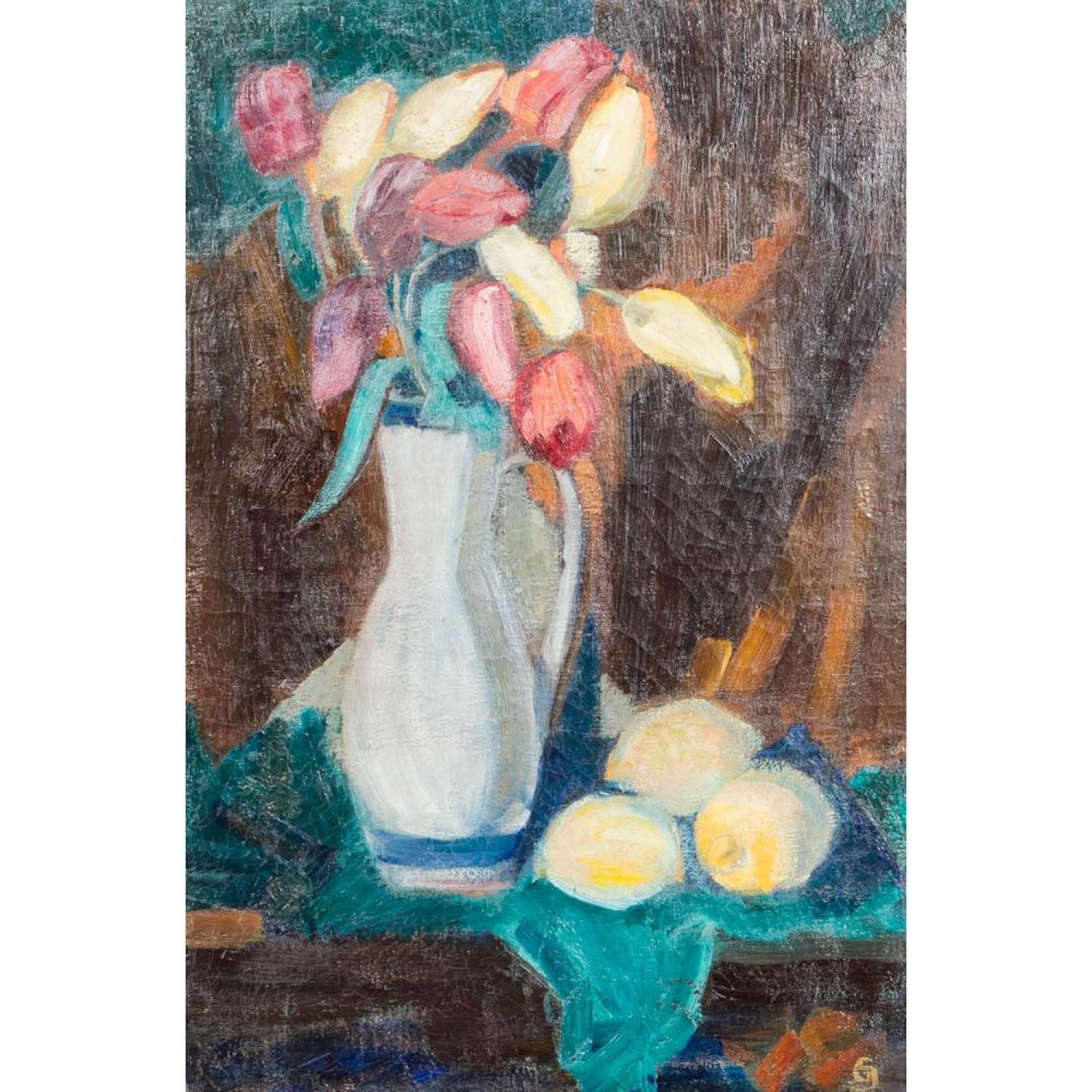 MONOGRAMMIST GS, ATTRIBUIERT: Gottardo SEGANTINI (1882-1974), "Stillleben",
