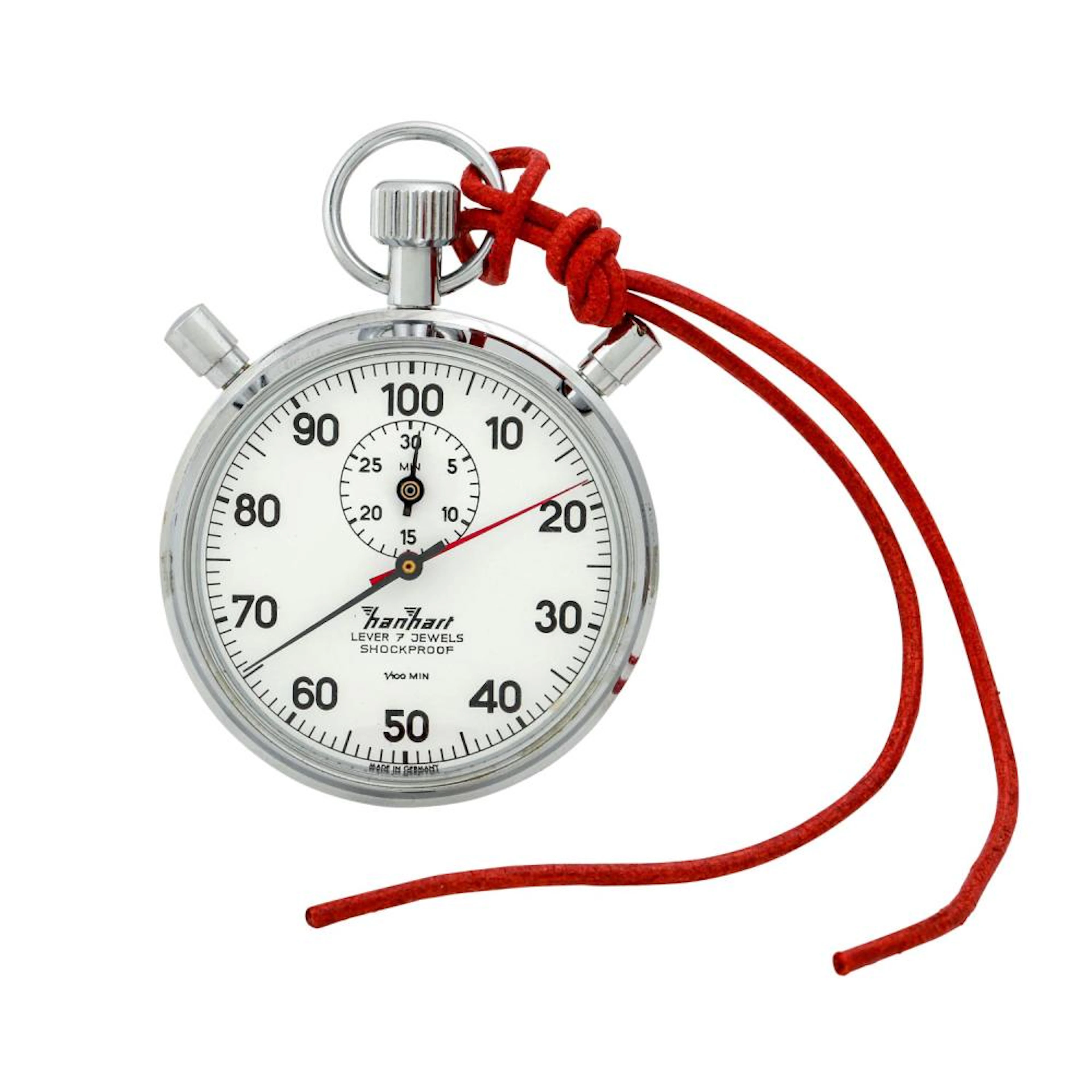 HANHART Rattrapante Chronograph. Taschenuhr.