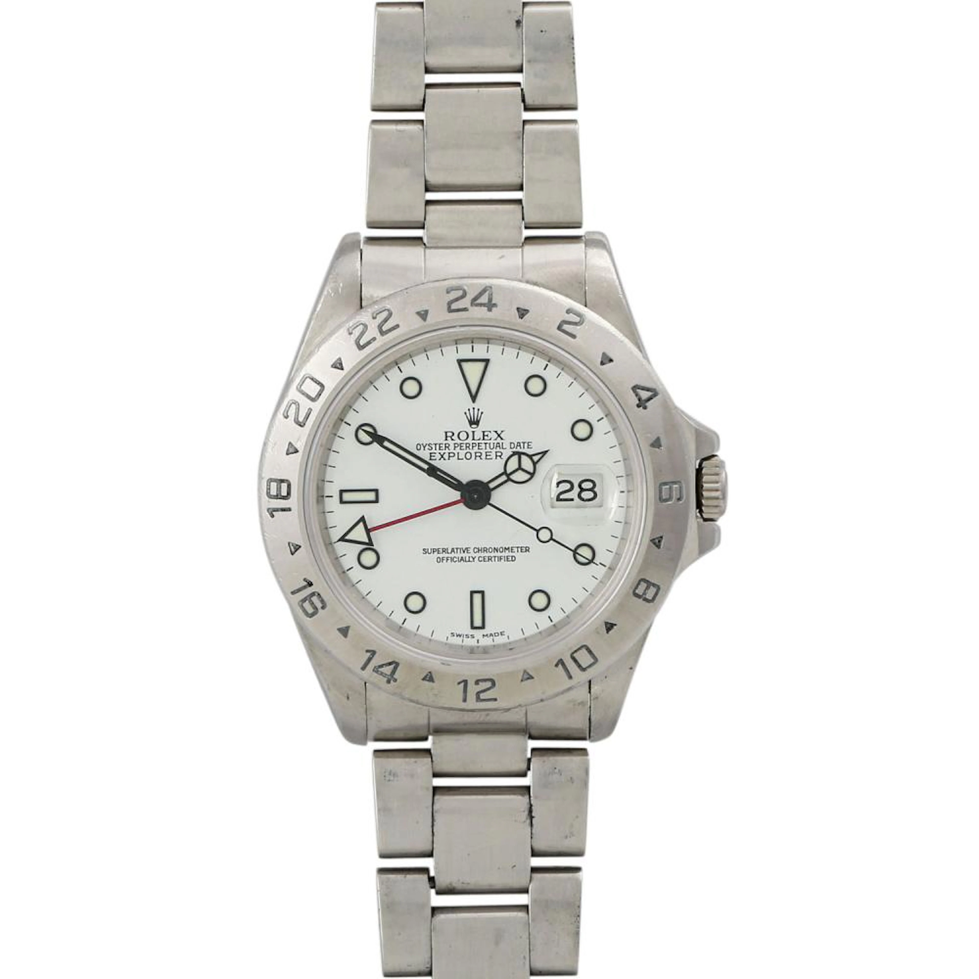 ROLEX Explorer II "Polar White", Ref. 16570. Armbanduhr.