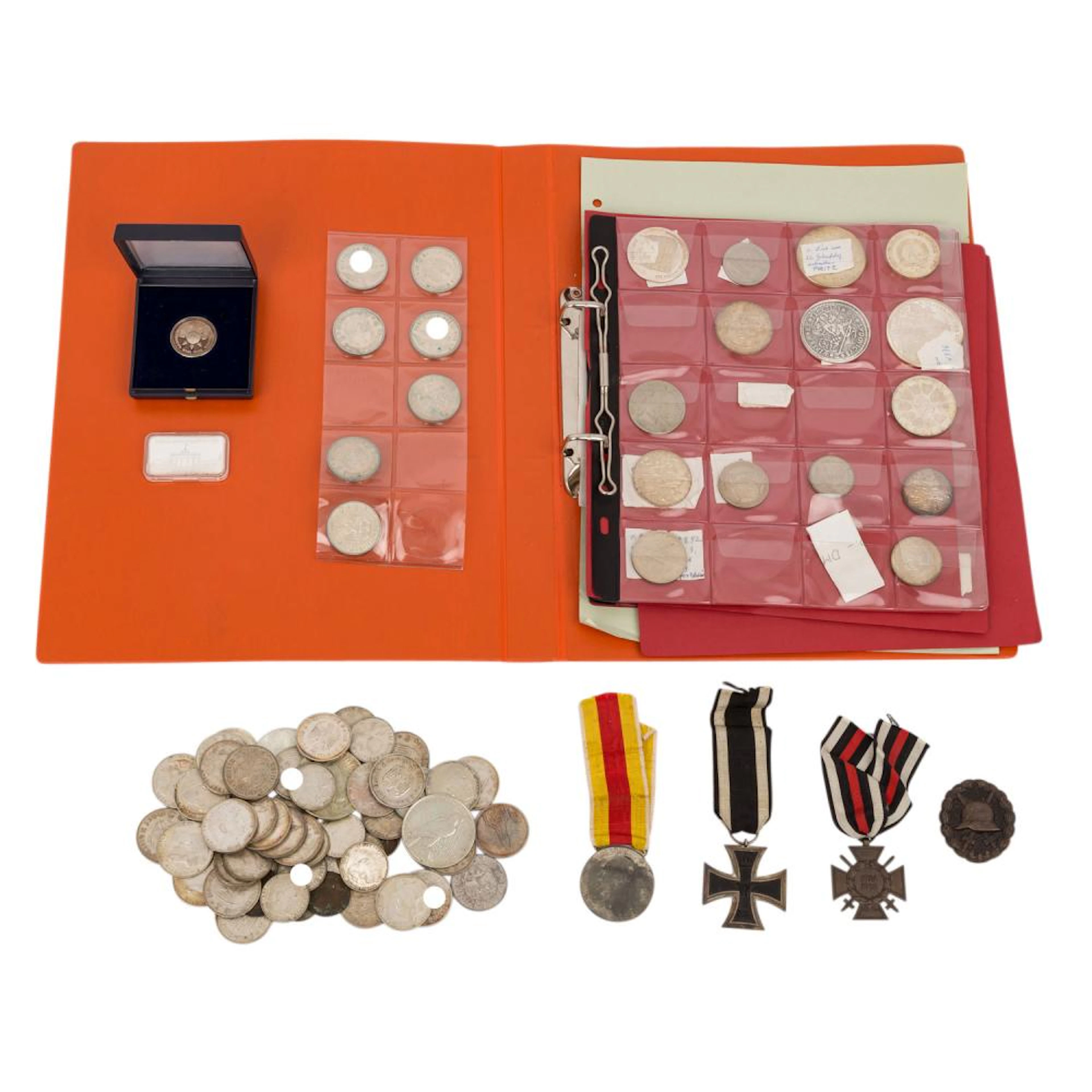 Lot mit u.a. 44 x 5 Reichsmark,