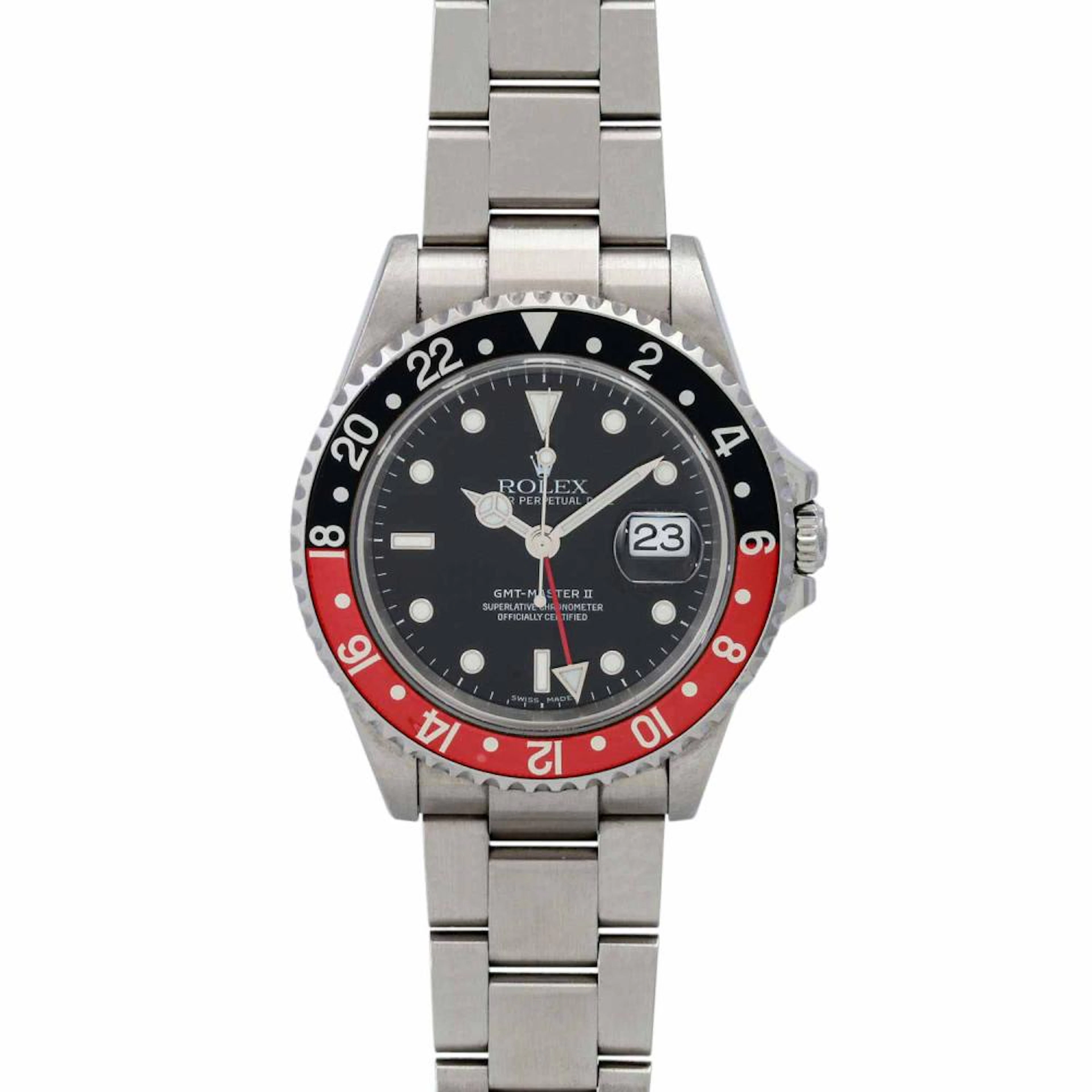 ROLEX GMT-Master II "Coke", Ref. 16710T. Armbanduhr.