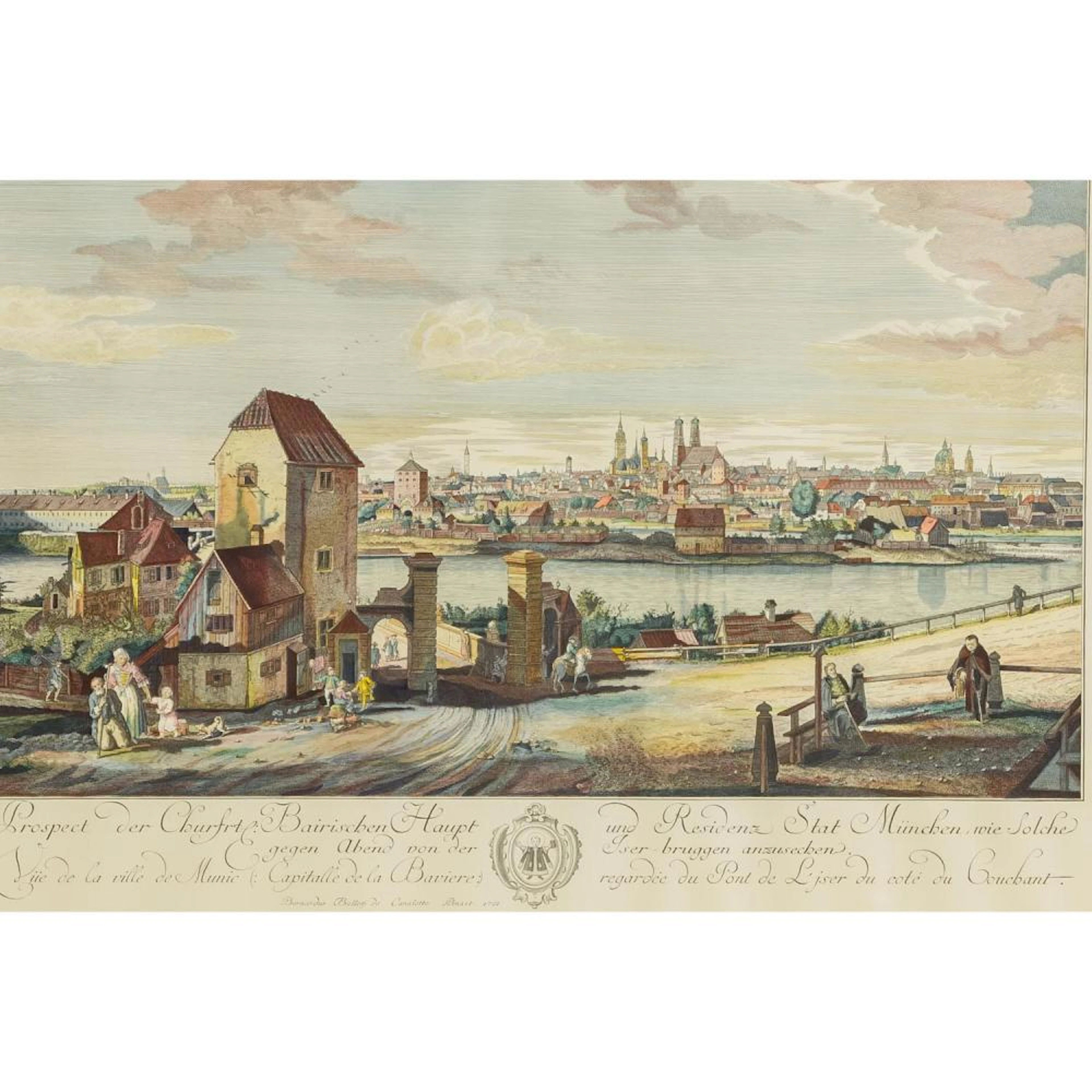 BELLOTTO, Bernardo, FAKSIMILE NACH (B.B.: 1721-1780), "München",